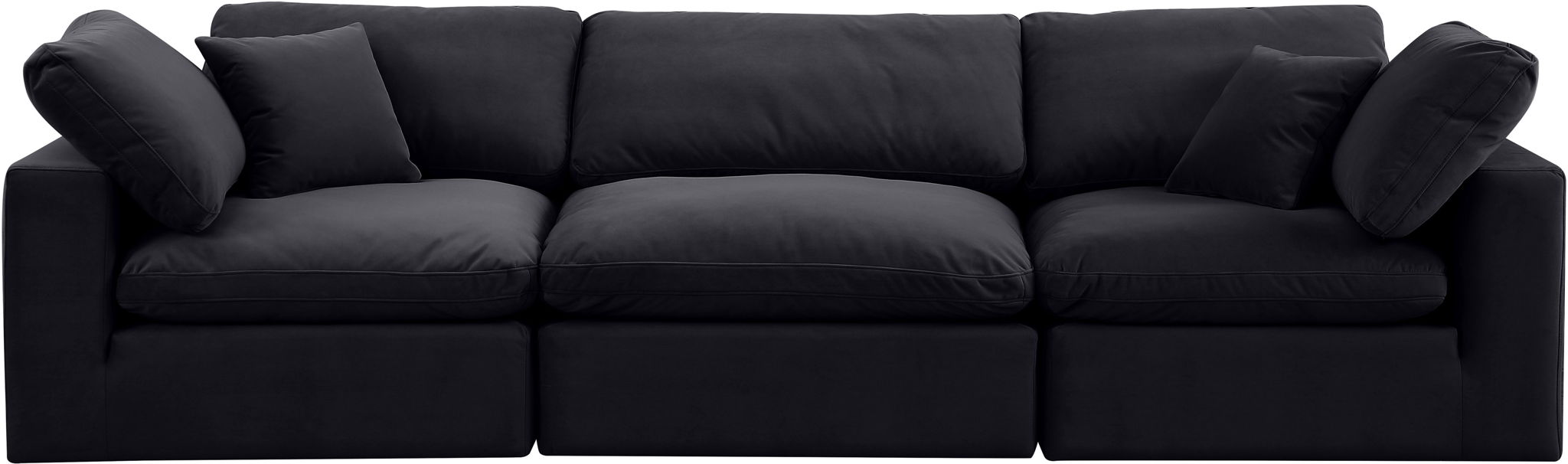 Comfy - Velvet Modular Sofa 3 Seats - Urban Living Furniture (Los Angeles, CA)