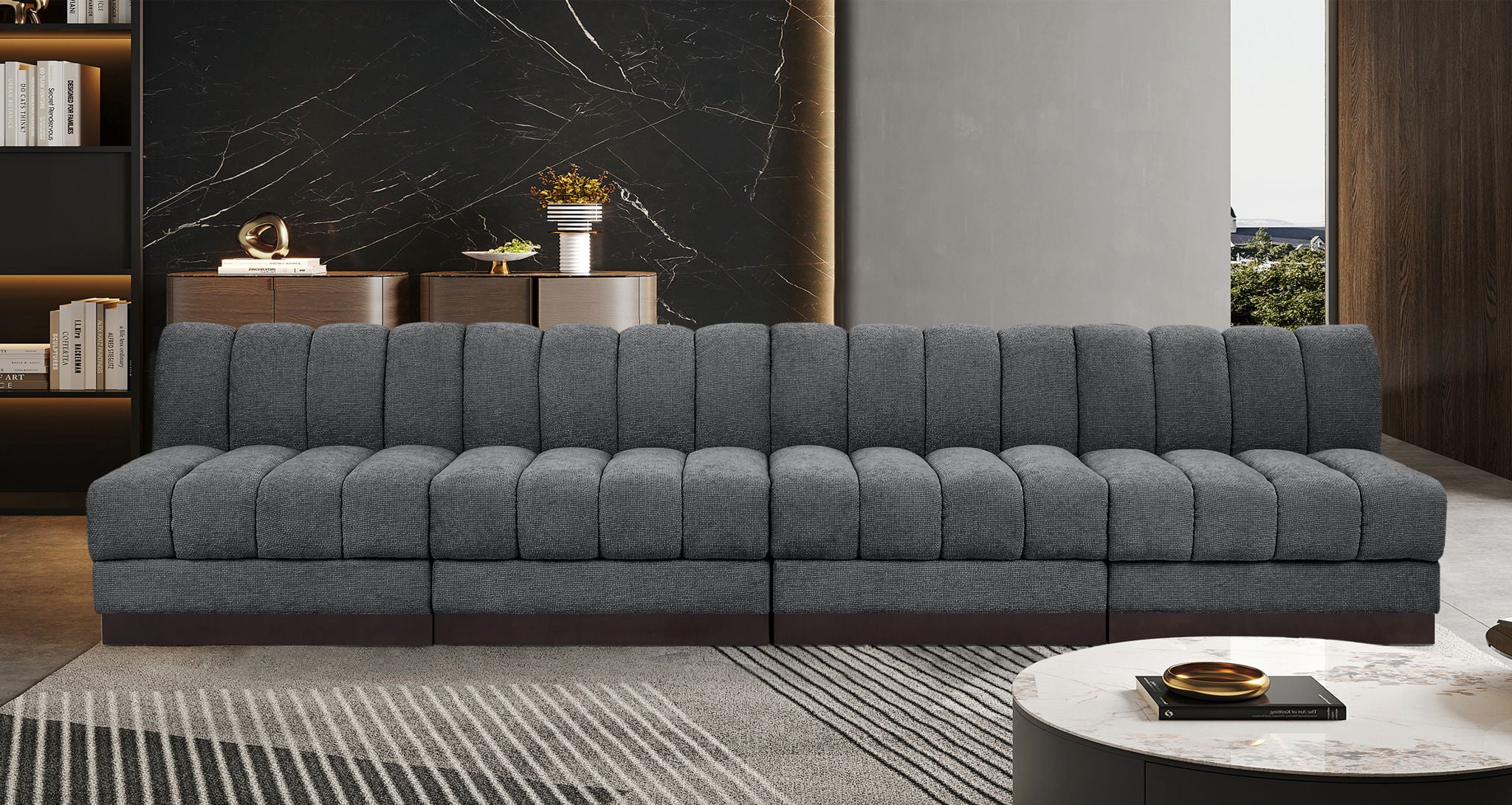 Quinn - 4 Seat Modular Armless Sofa - Urban Living Furniture (Los Angeles, CA)