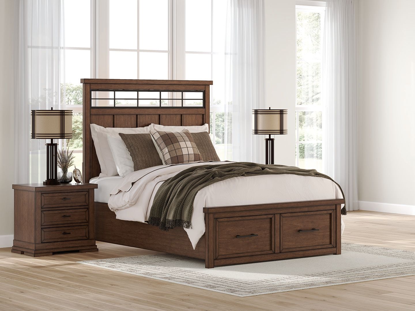 Taffenbrook - Panel Storage Bed - Urban Living Furniture (Los Angeles, CA)