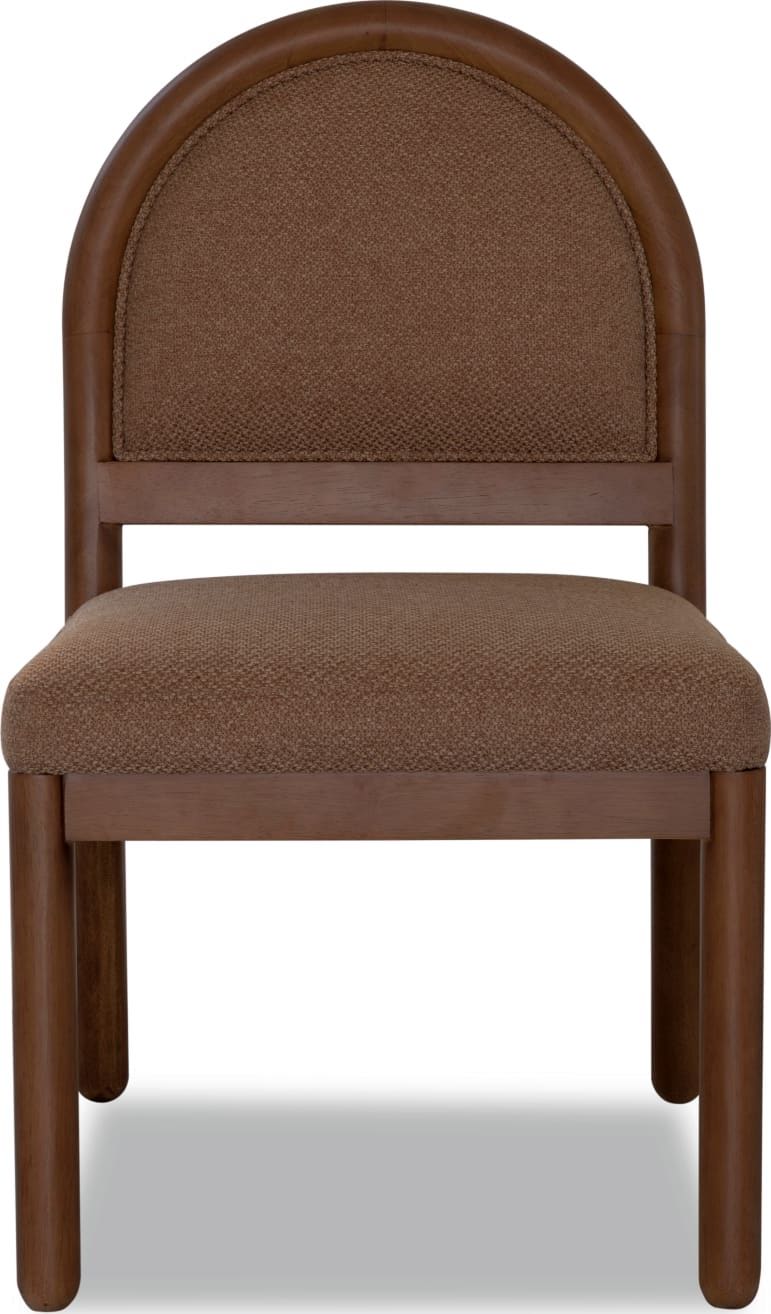Astor - Arc Back Chair (Set of 2) - Wheat Bread / Claystone