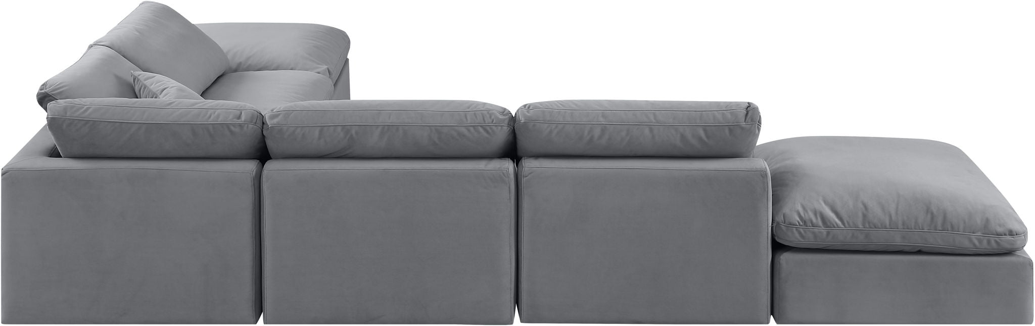 Indulge - Velvet 6 Piece Modular Armless Sectional - Urban Living Furniture (Los Angeles, CA)