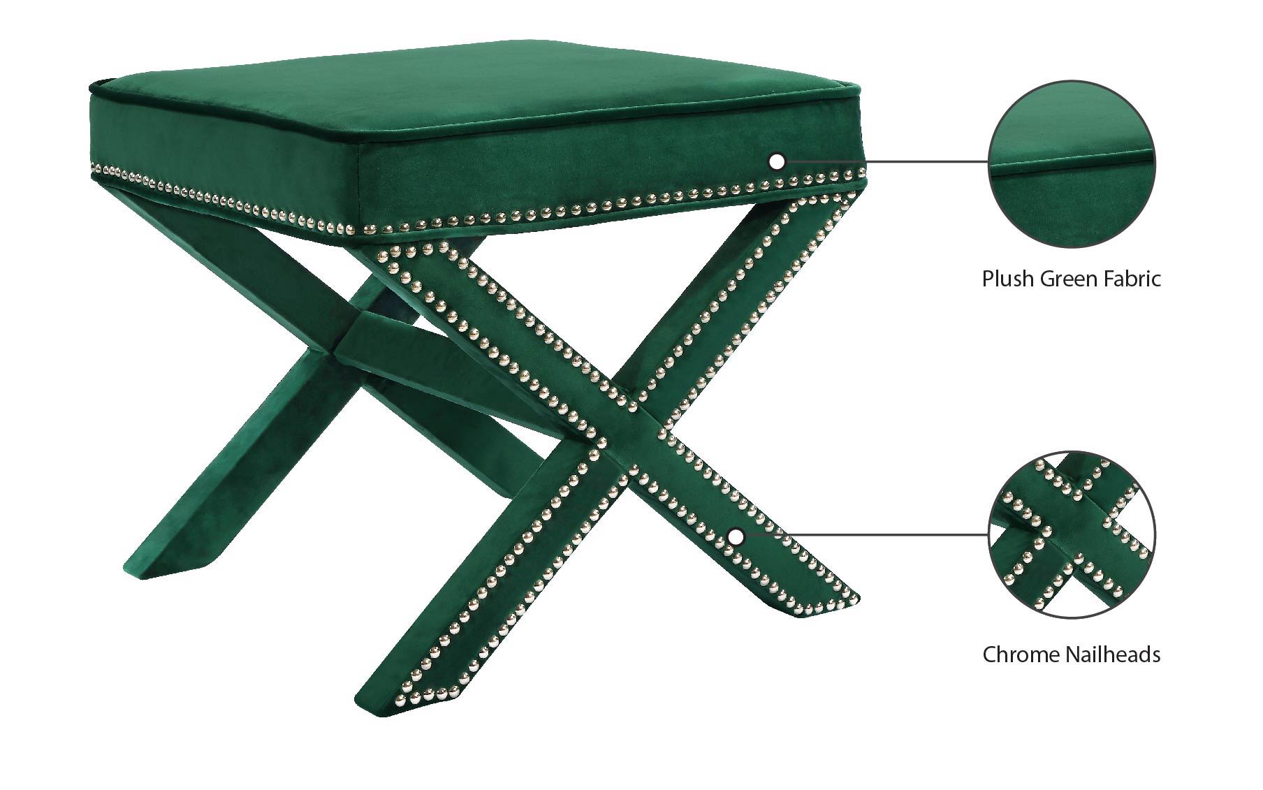 Nixon - Bench Ottoman - Urban Living Furniture (Los Angeles, CA)