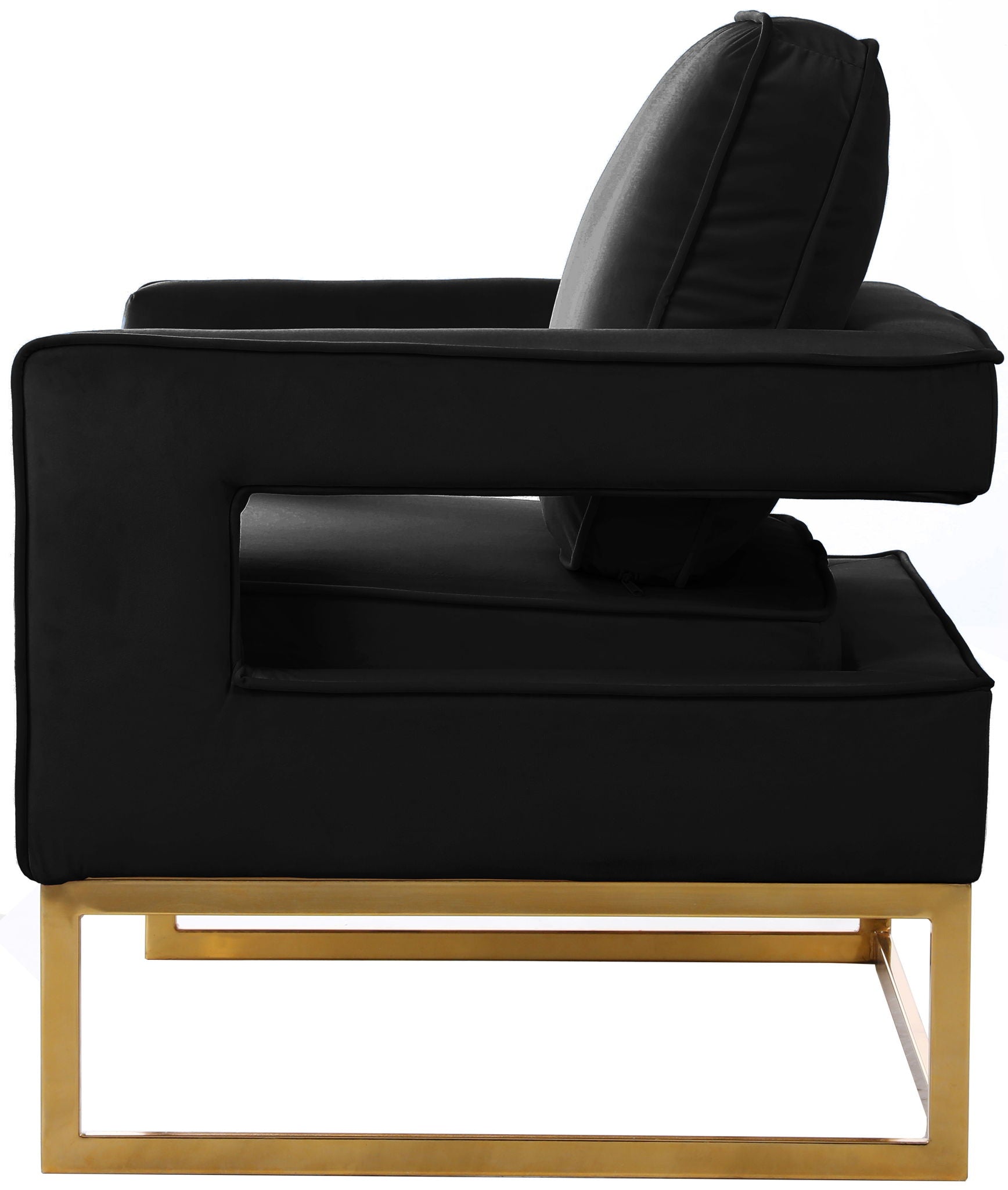 Noah - Accent Chair with Gold Legs - Urban Living Furniture (Los Angeles, CA)
