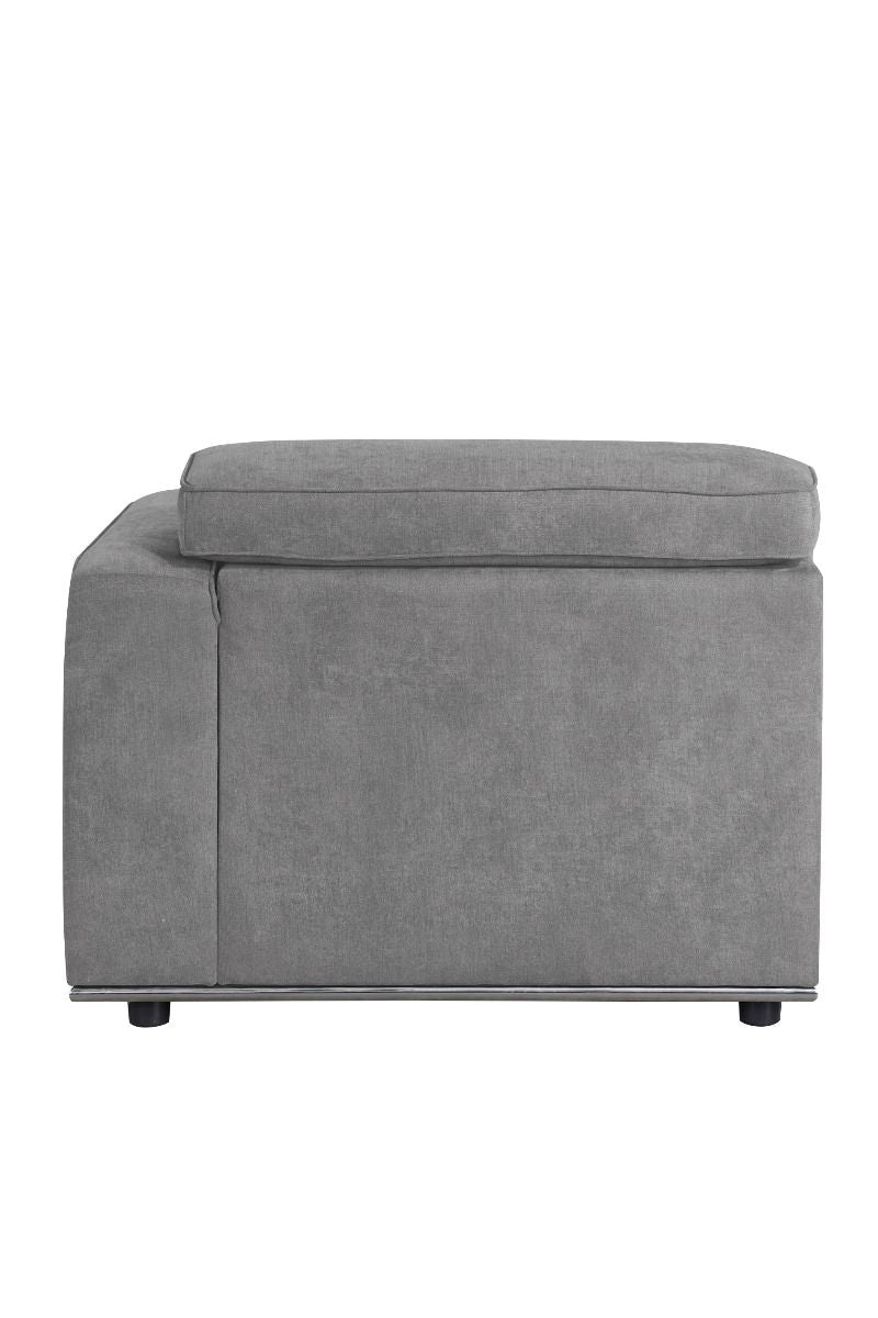 Alwin - Modular Rf Chaise - Dark Gray Fabric - Urban Living Furniture (Los Angeles, CA)