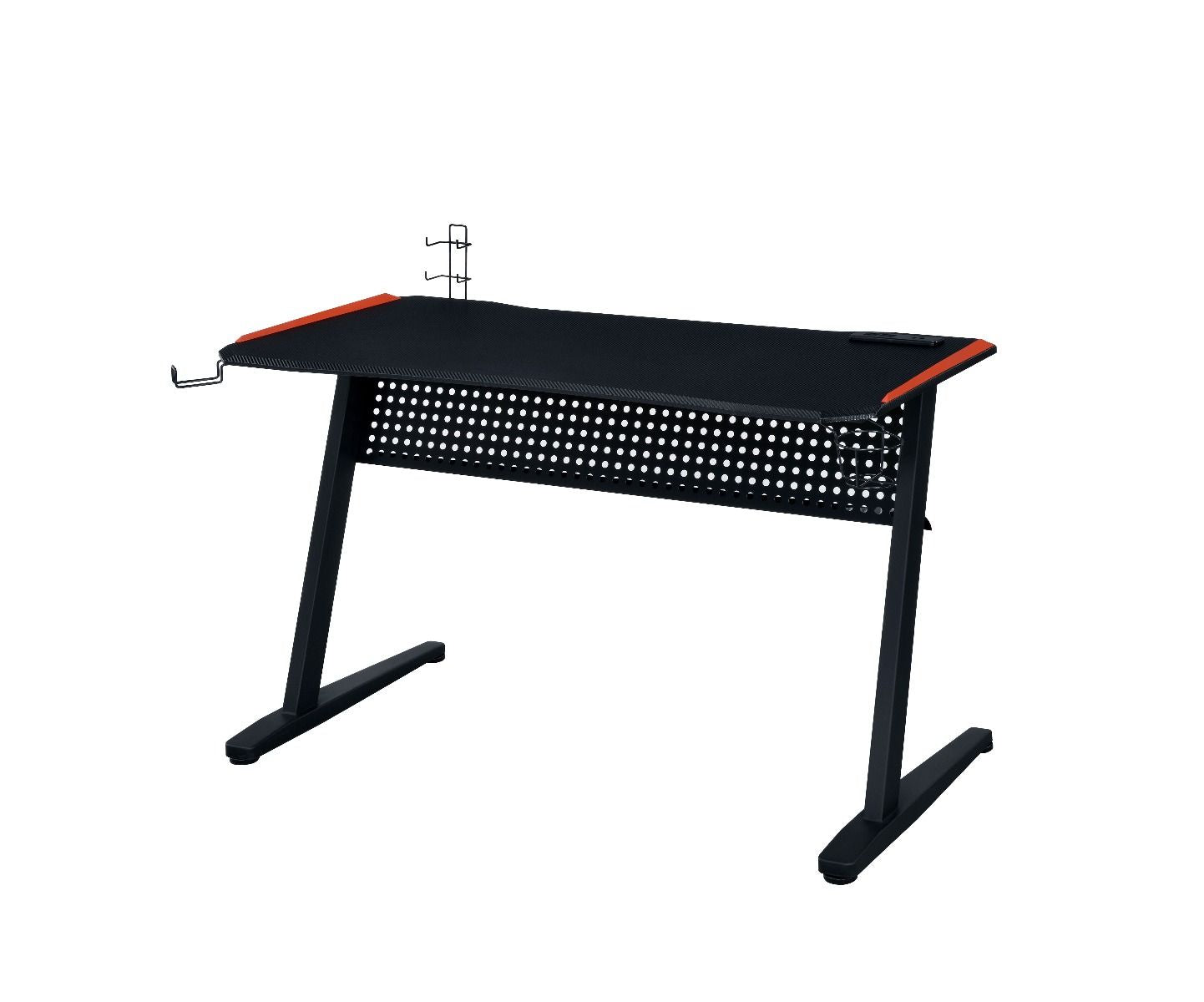 Dragi - Gaming Desk With USB - Black & Red - Urban Living Furniture (Los Angeles, CA)
