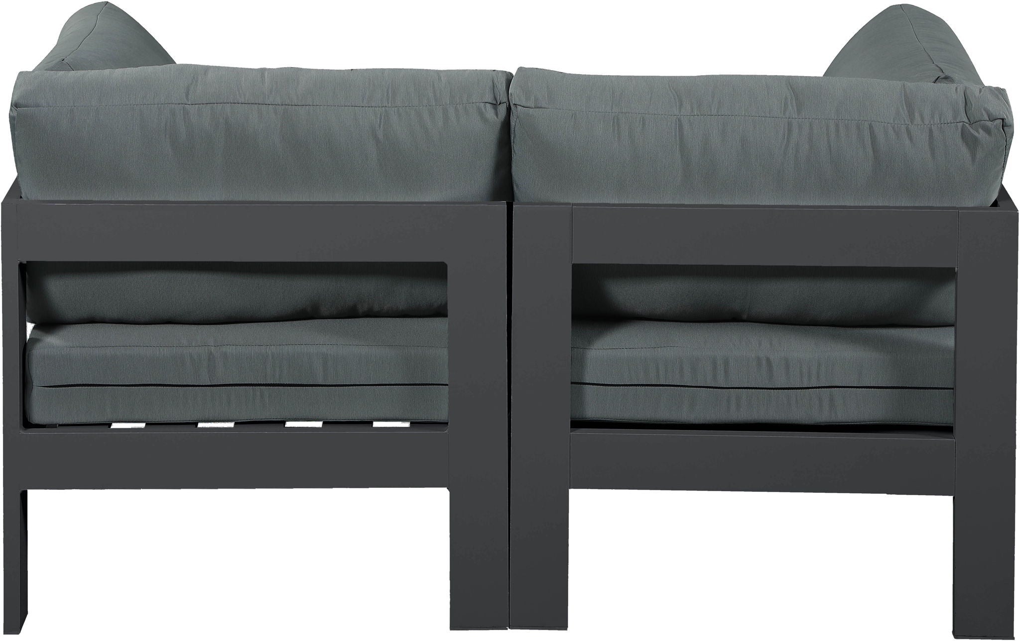 Nizuc - Outdoor Patio 2 Seat Modular Sofa With Gray Frame - Urban Living Furniture (Los Angeles, CA)