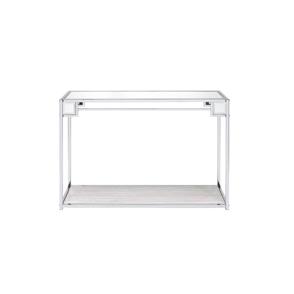 Asbury - Console Table - Mirrored & Chrome - Urban Living Furniture (Los Angeles, CA)