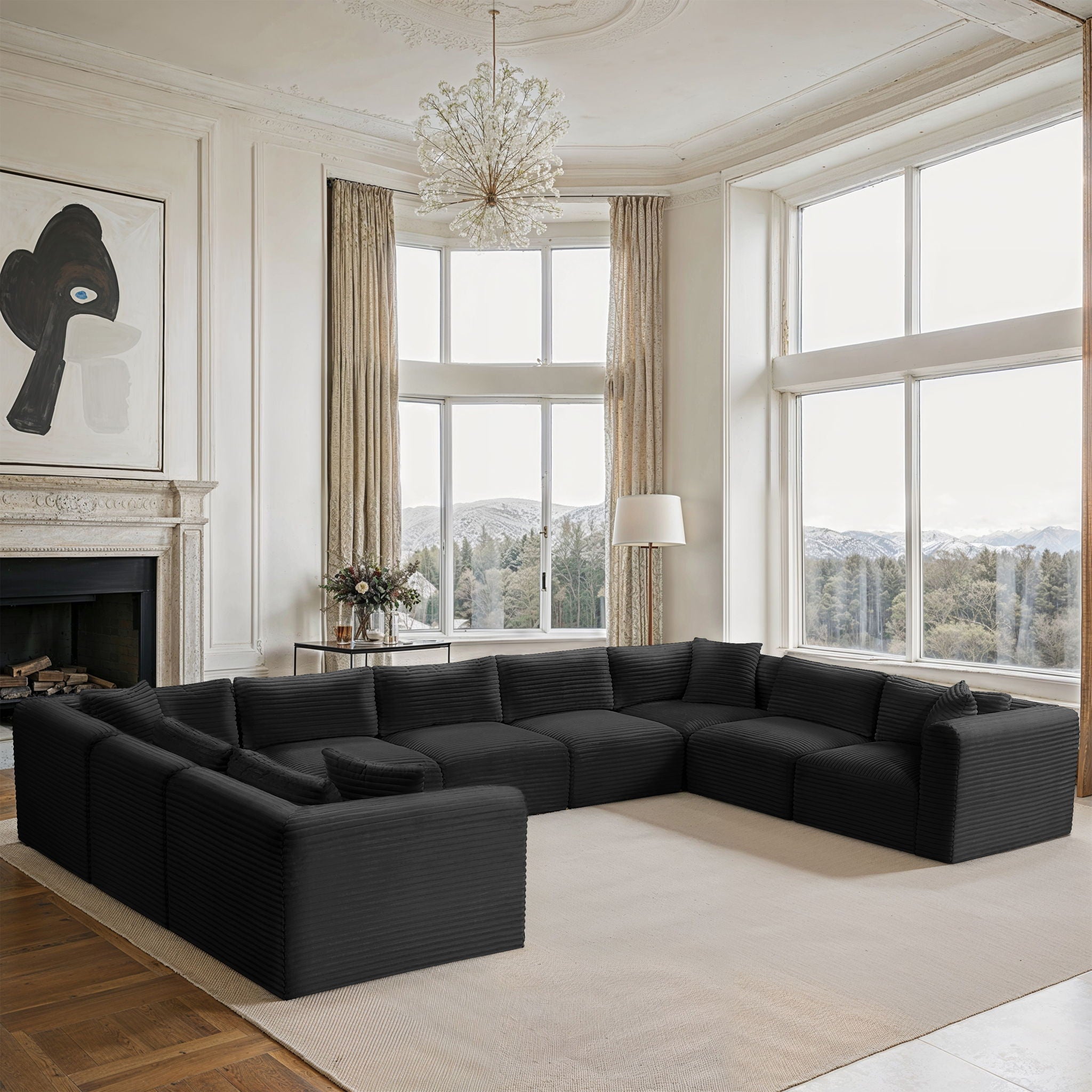 Shaggy - 9 Piece Modular U-Shaped Sectional - Urban Living Furniture (Los Angeles, CA)