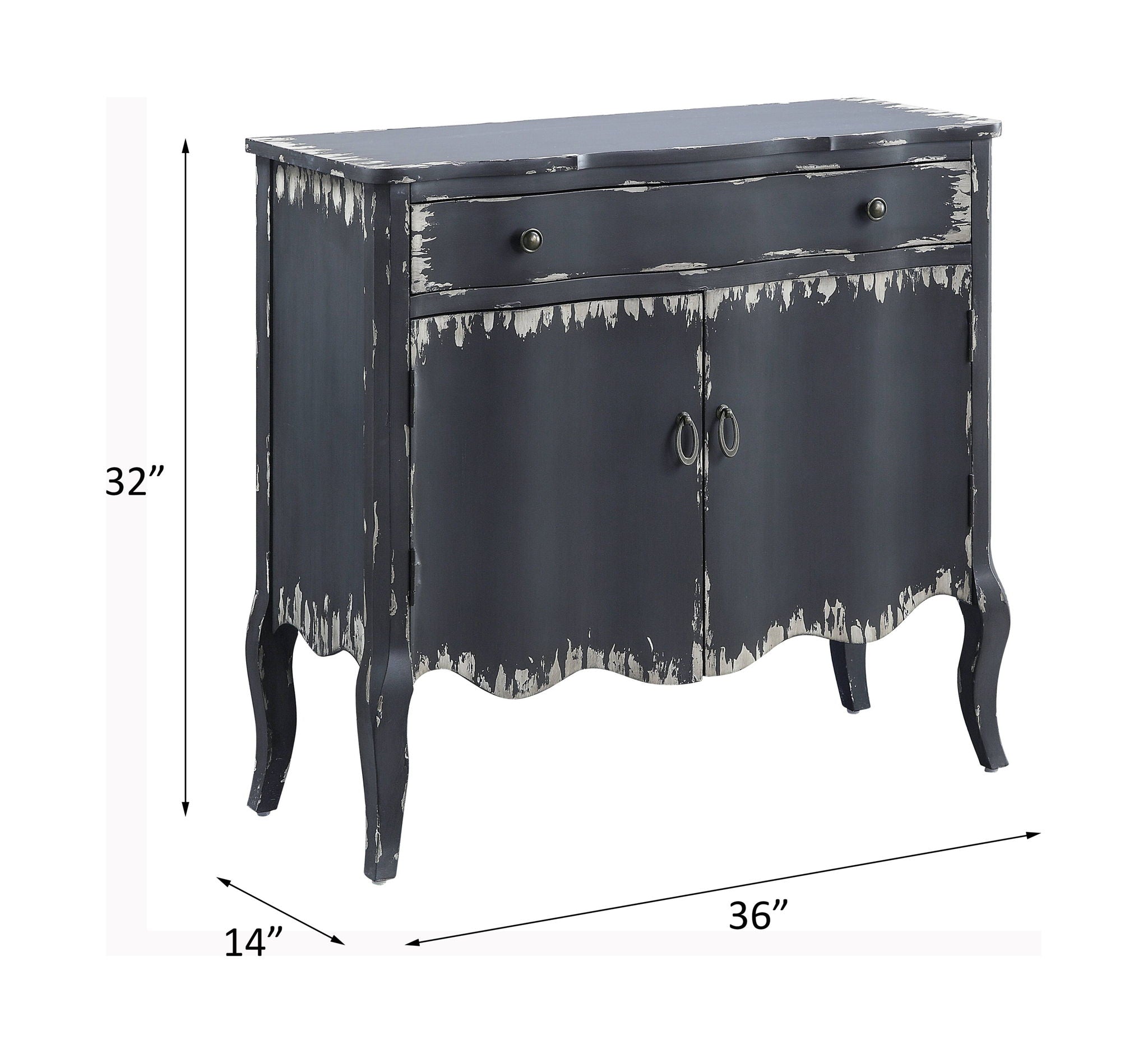 Deianira - Console Cabinet - Antique Gray - Urban Living Furniture (Los Angeles, CA)