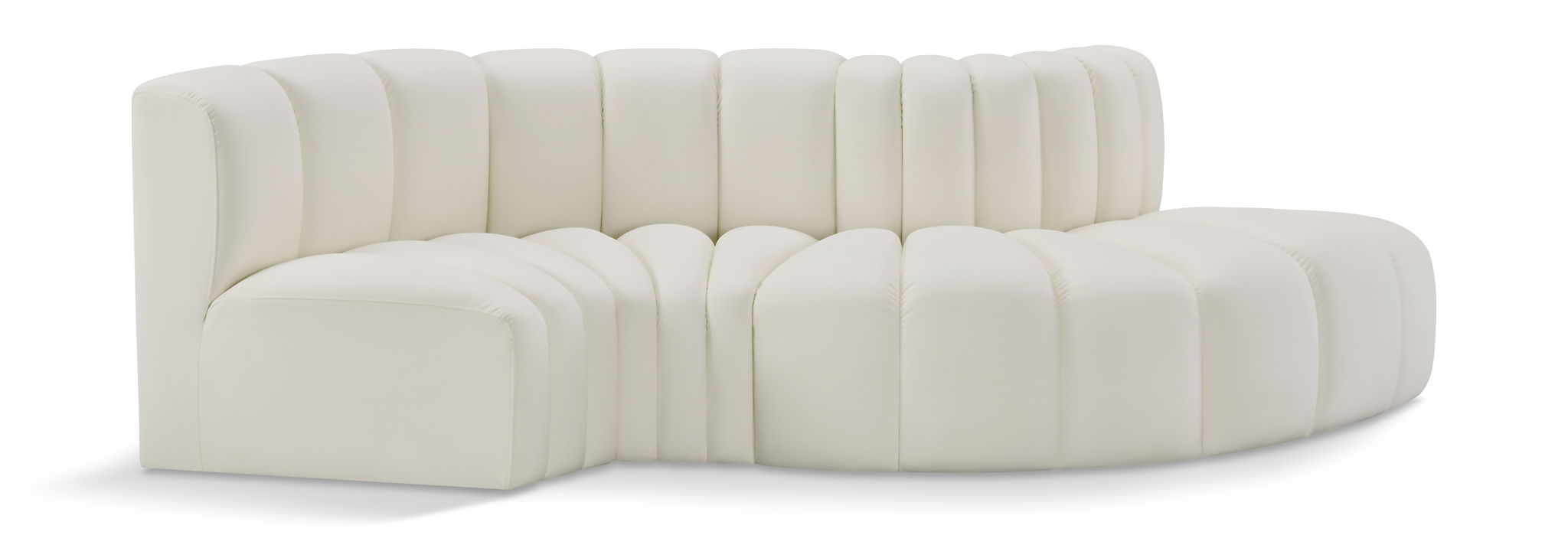 Arc - Faux Leather 4 Piece L-Shaped Modular Sofa - Urban Living Furniture (Los Angeles, CA)