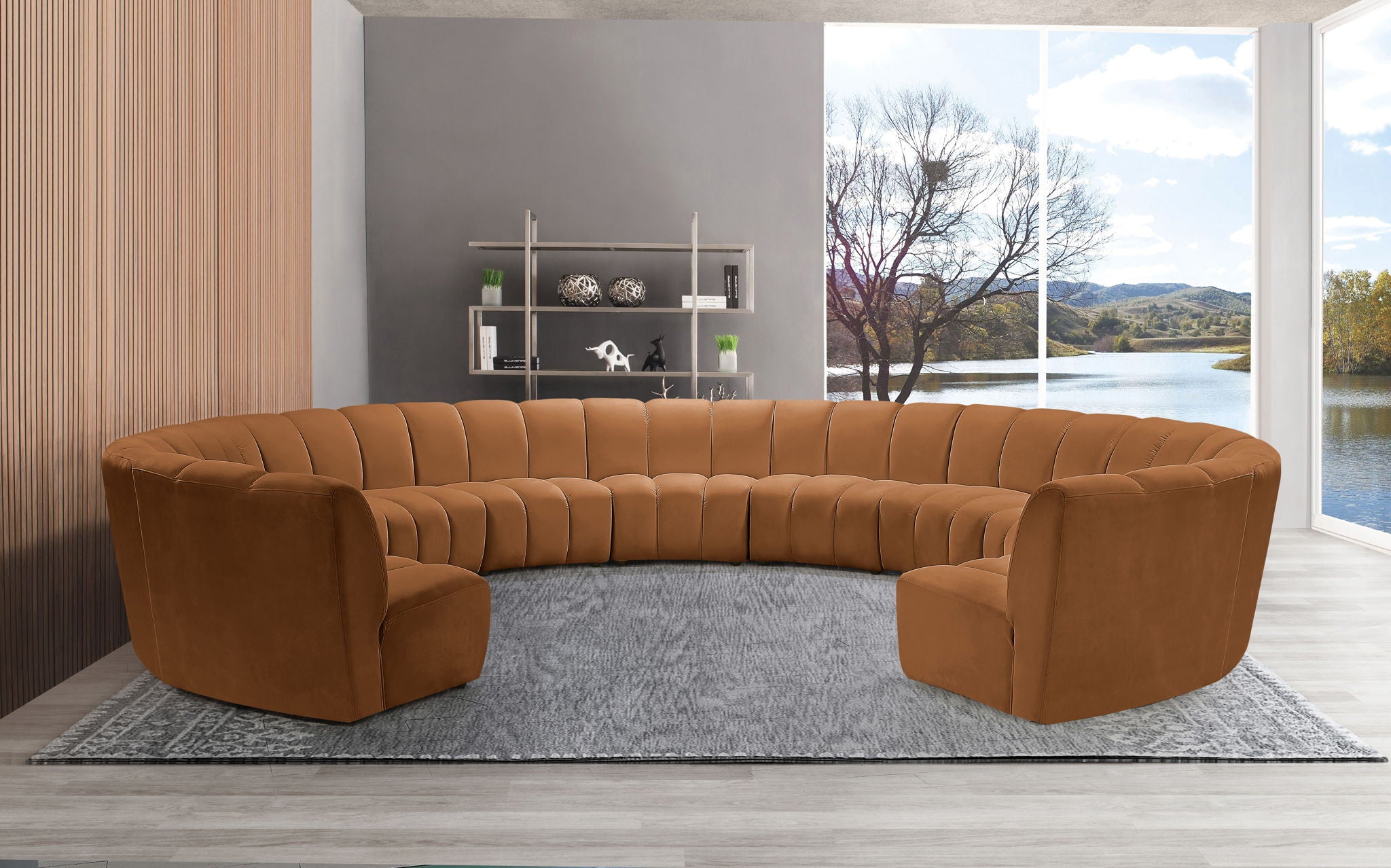 Infinity - 11 Piece Modular Sectional - Saddle - Urban Living Furniture (Los Angeles, CA)