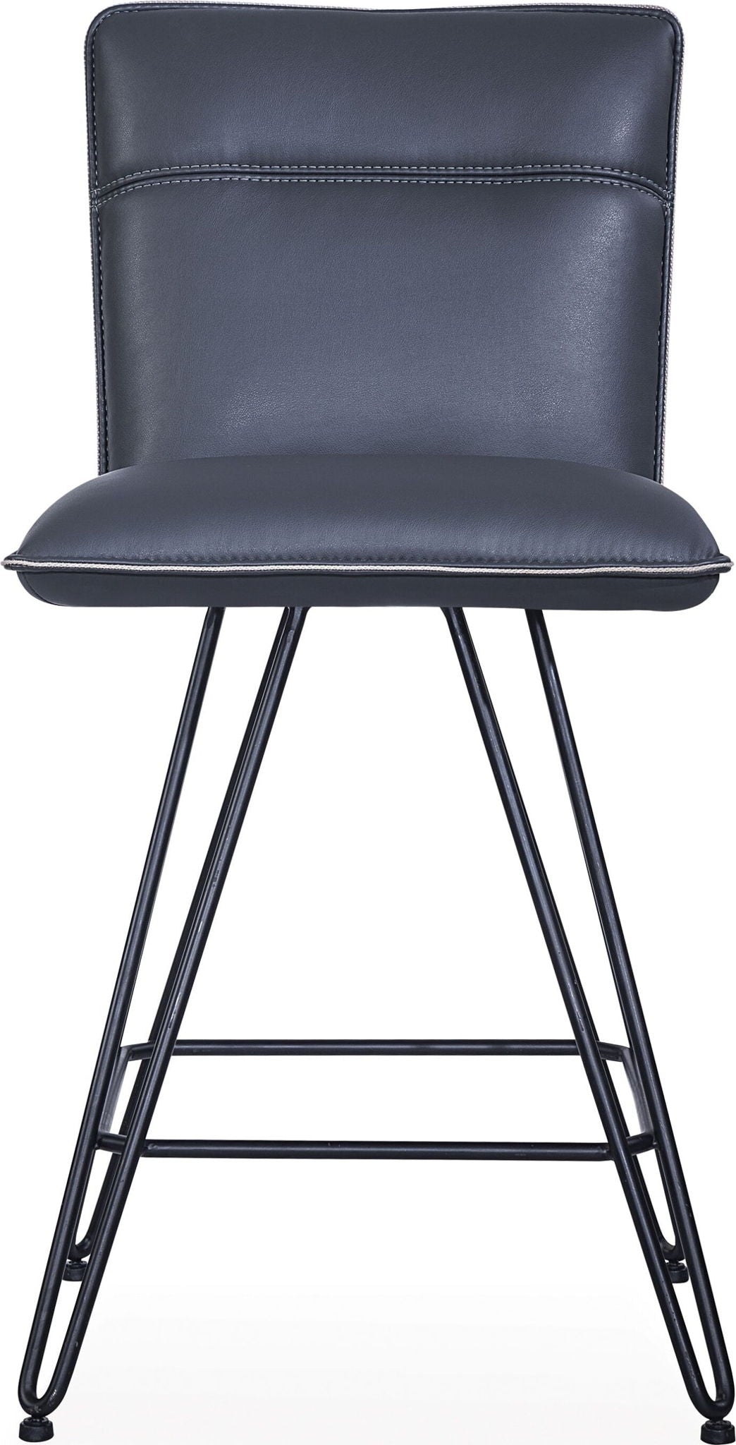 Crossroads - Demi Hairpin Leg Swivel Counter Stool (Set of 2)