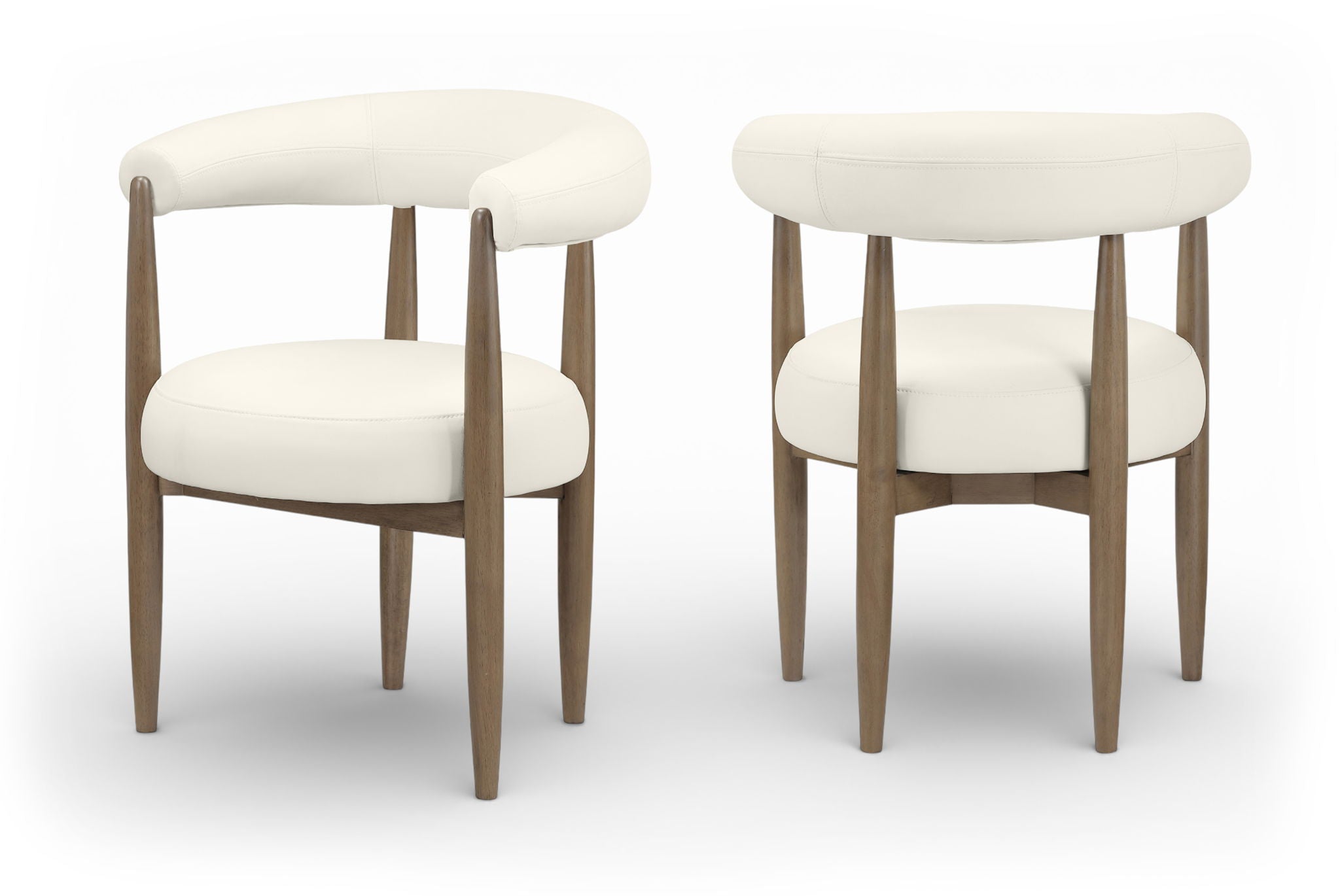 Sable - Vegan Leather Upholstered Dining Chair (Set of 2) - Brown Base - Urban Living Furniture (Los Angeles, CA)