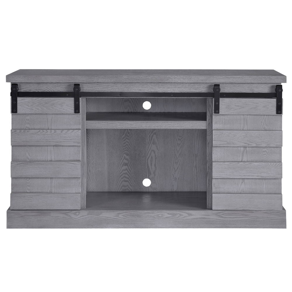 Amrita - TV Stand With Fireplace - Gray Oak - Urban Living Furniture (Los Angeles, CA)