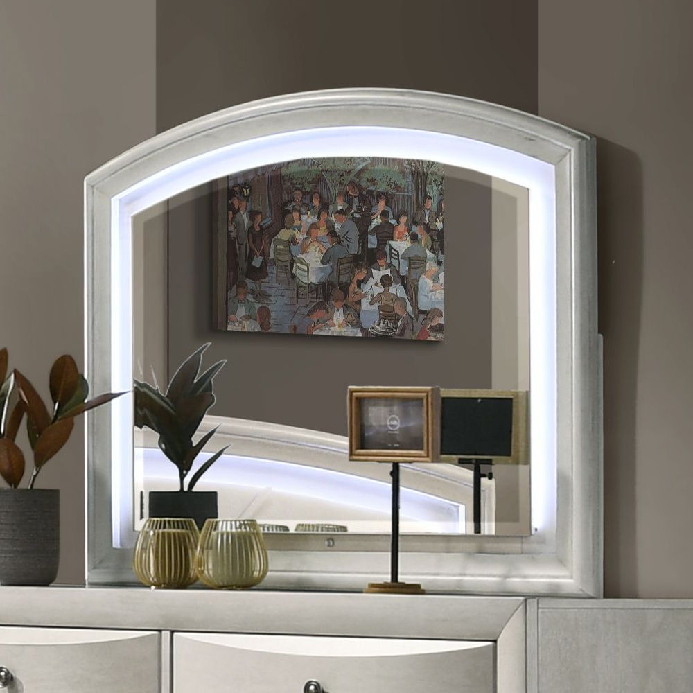Ramondi - Mirror - Antique White - Urban Living Furniture (Los Angeles, CA)