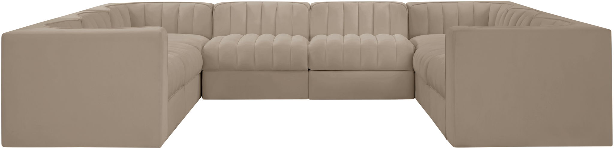Rummi - Velvet Performance Fabric Upholstered Modular Sectional - Urban Living Furniture (Los Angeles, CA)