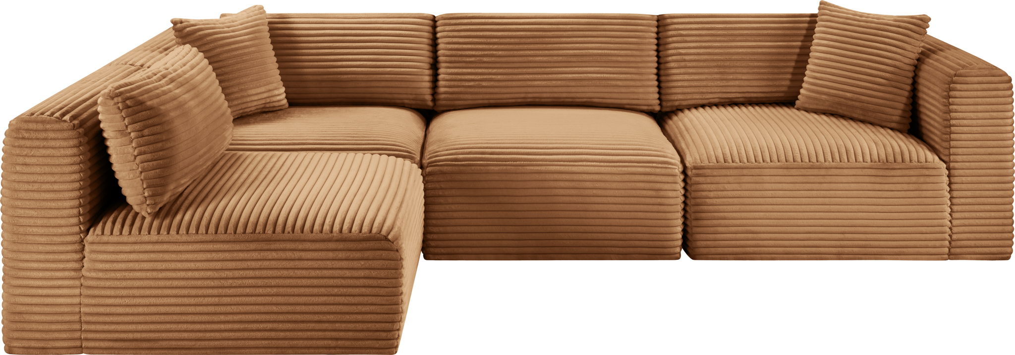 Shaggy - Fabric 4 Piece Modular Sectional - Urban Living Furniture (Los Angeles, CA)