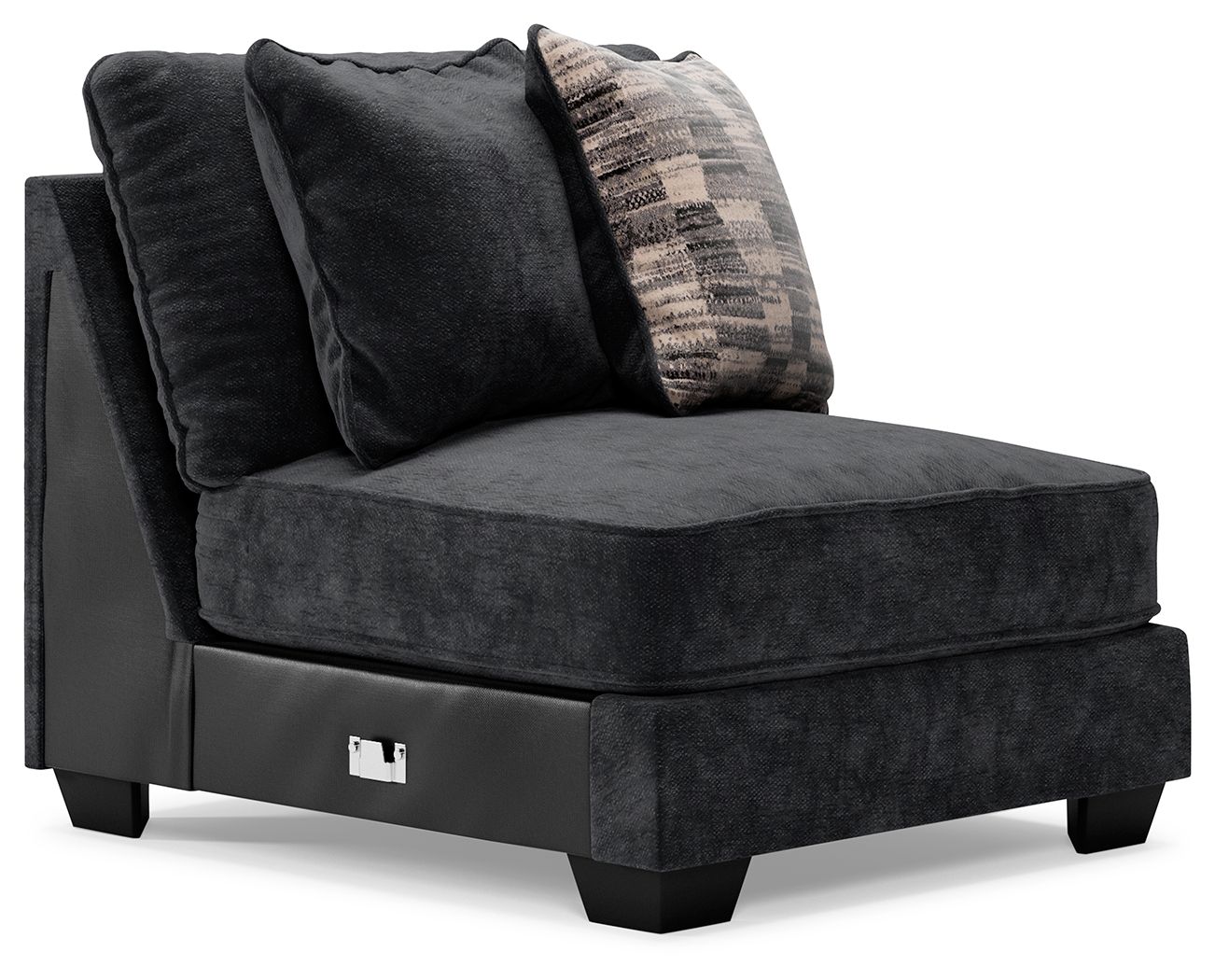 Lavernett - Charcoal - Armless Chair - Urban Living Furniture (Los Angeles, CA)