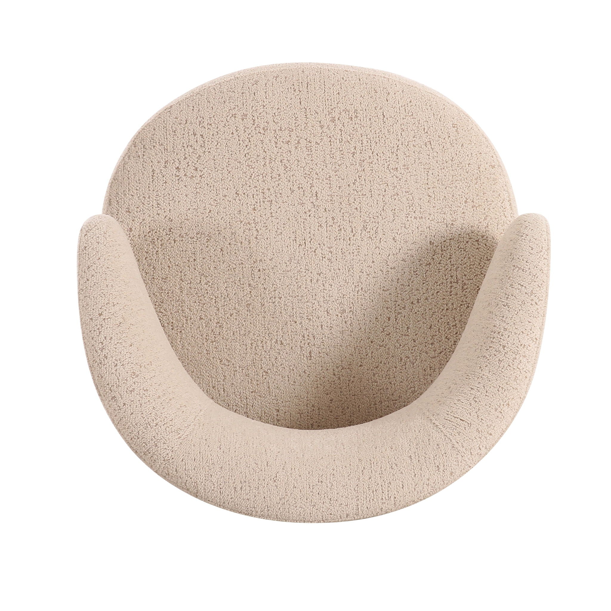 Austin - Boucle Swivel Chair - Cream - Urban Living Furniture (Los Angeles, CA)