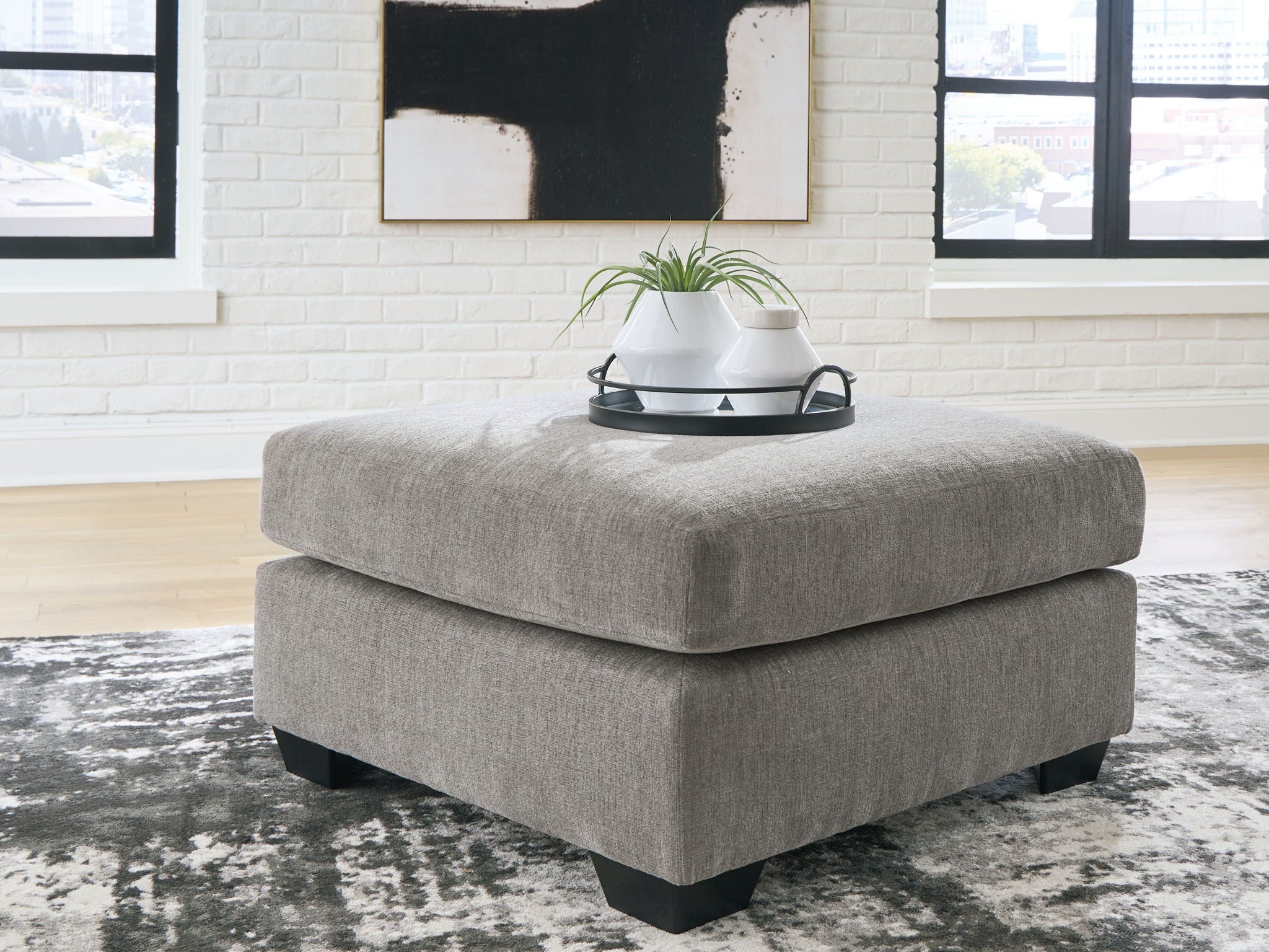 Lanelly - Alloy - Oversized Accent Ottoman - Urban Living Furniture (Los Angeles, CA)
