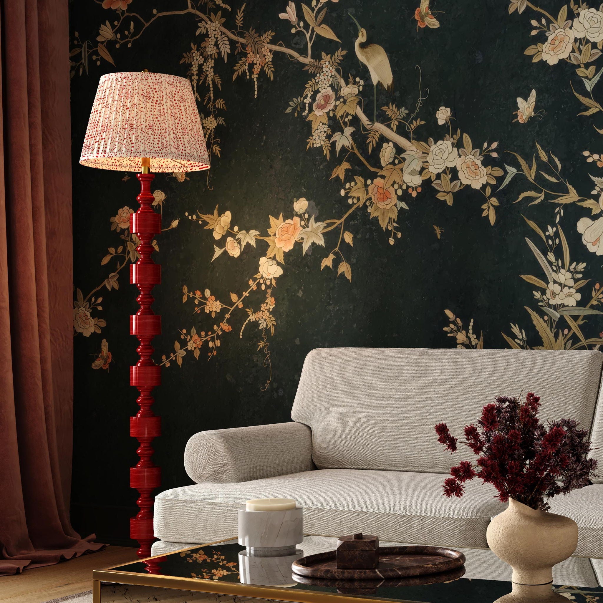 Peggy - Spotted Floor Lamp - Pink - Urban Living Furniture (Los Angeles, CA)