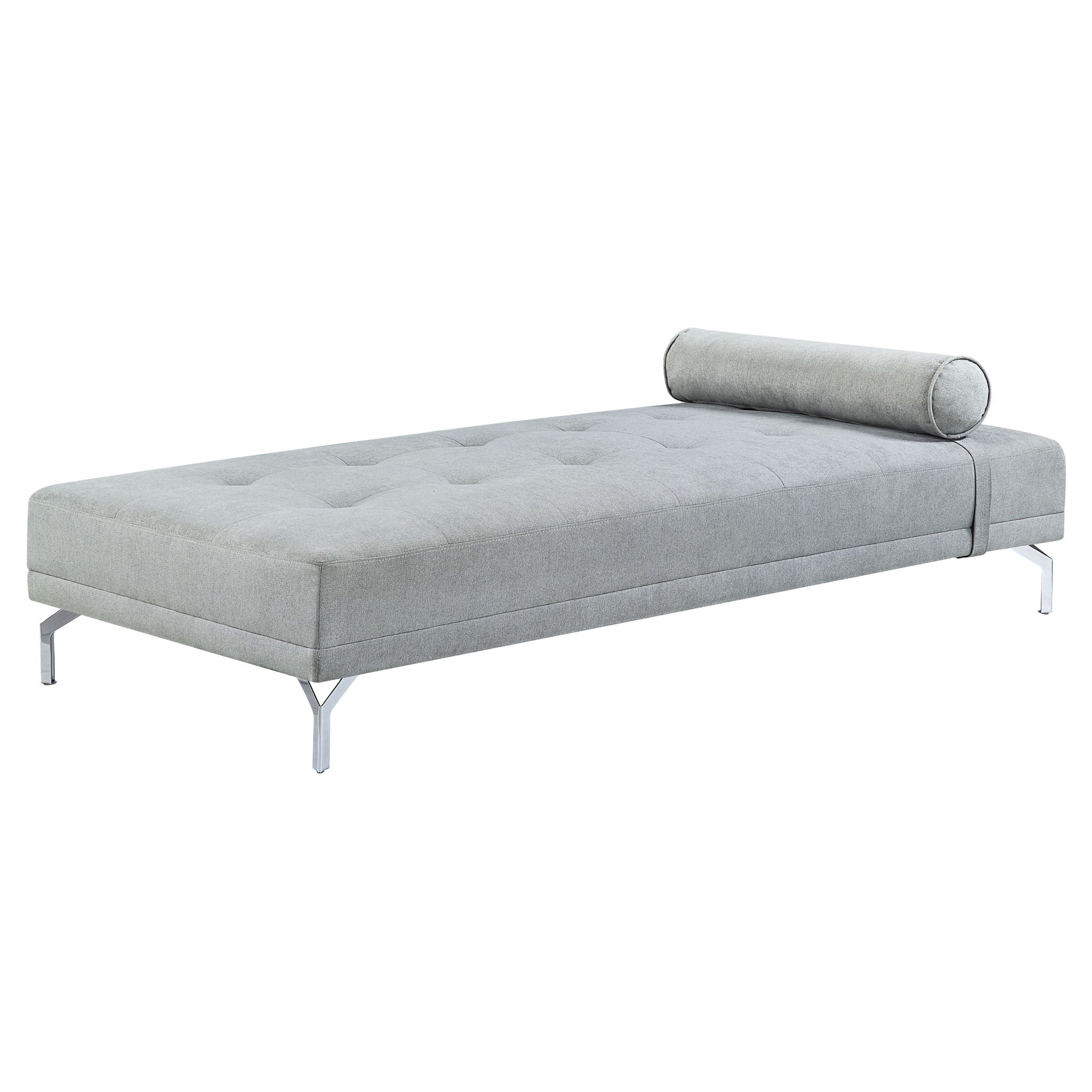 Quenti - Sofa Bed With Pillow - Gray Melange Velvet - Urban Living Furniture (Los Angeles, CA)
