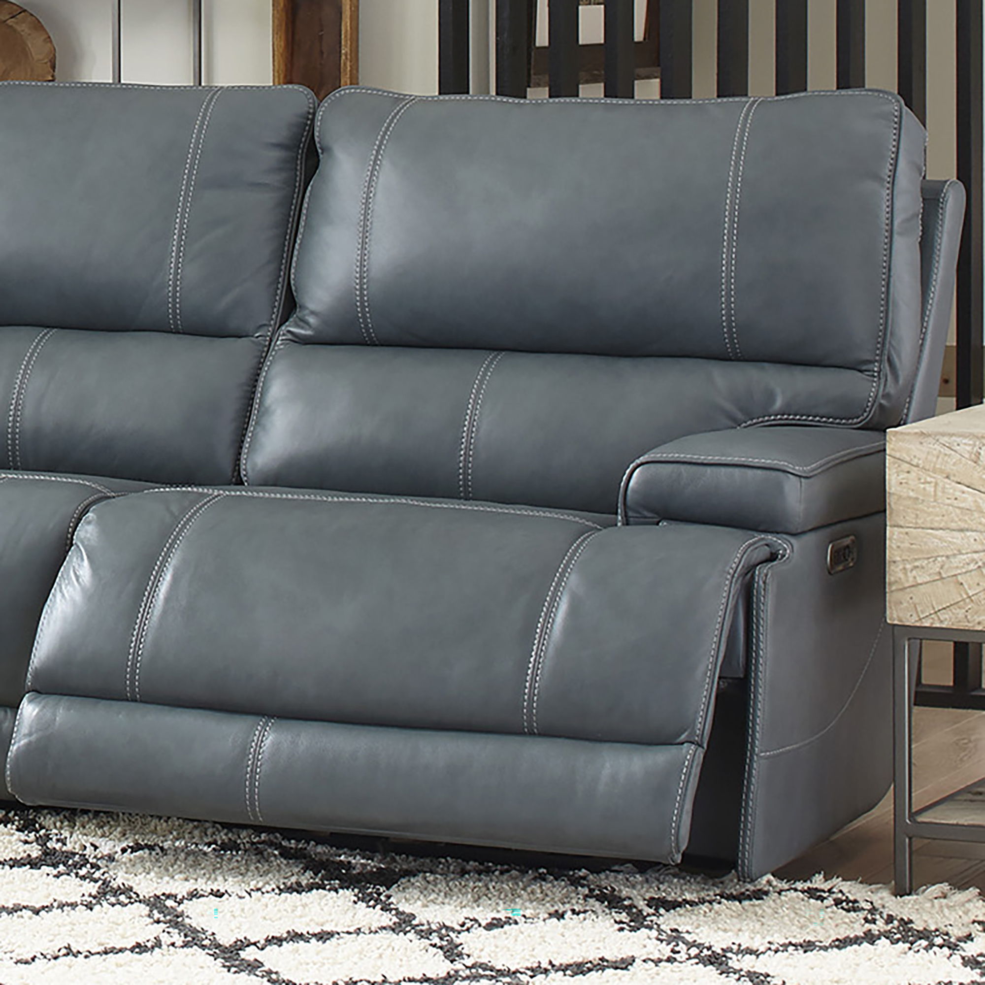 Whitman - Powered by Freemotion Power Cordless Right Arm Facing Recliner - Verona Azure - Urban Living Furniture (Los Angeles, CA)