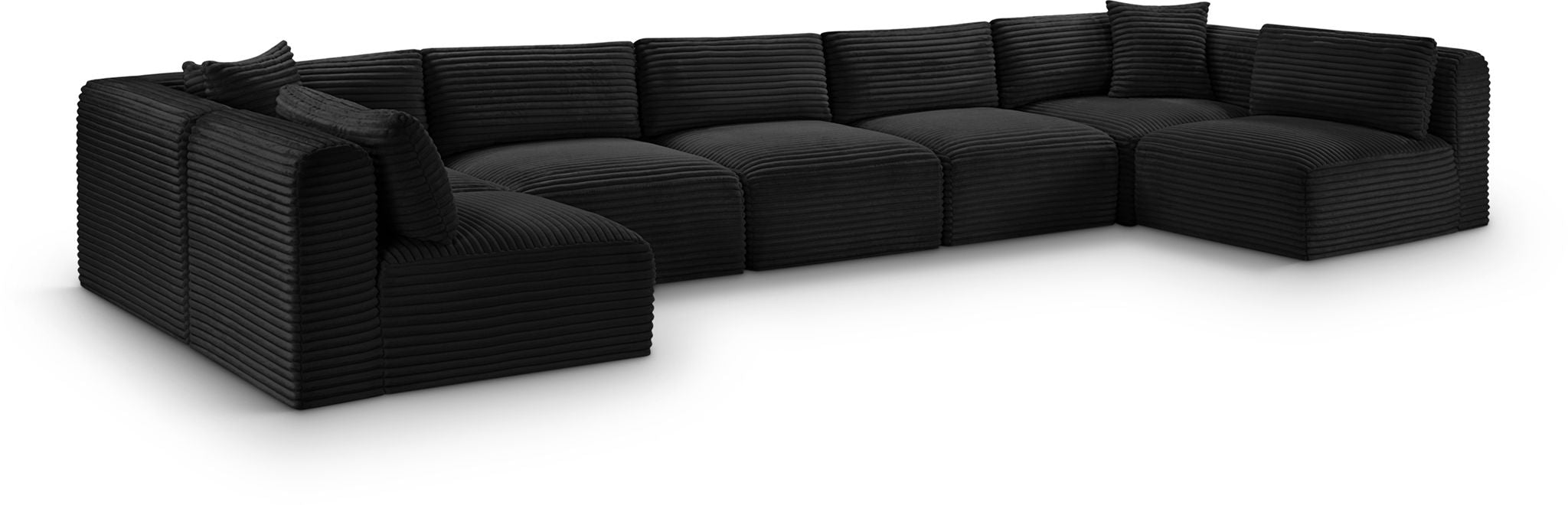 Shaggy - 7 Piece Modular U-Shaped Armless Sectional - Urban Living Furniture (Los Angeles, CA)