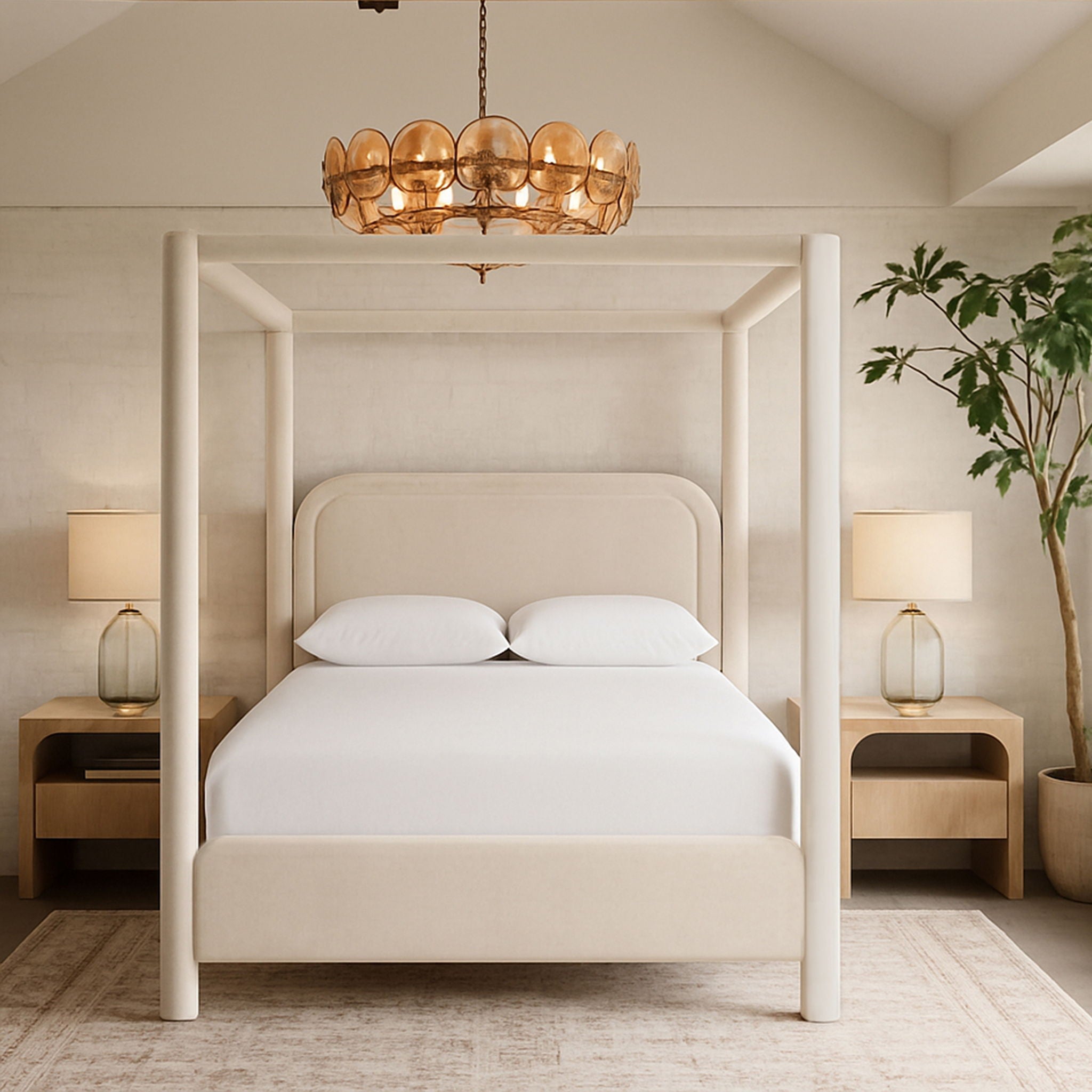 Salina - Velvet Upholstered Bed - Urban Living Furniture (Los Angeles, CA)