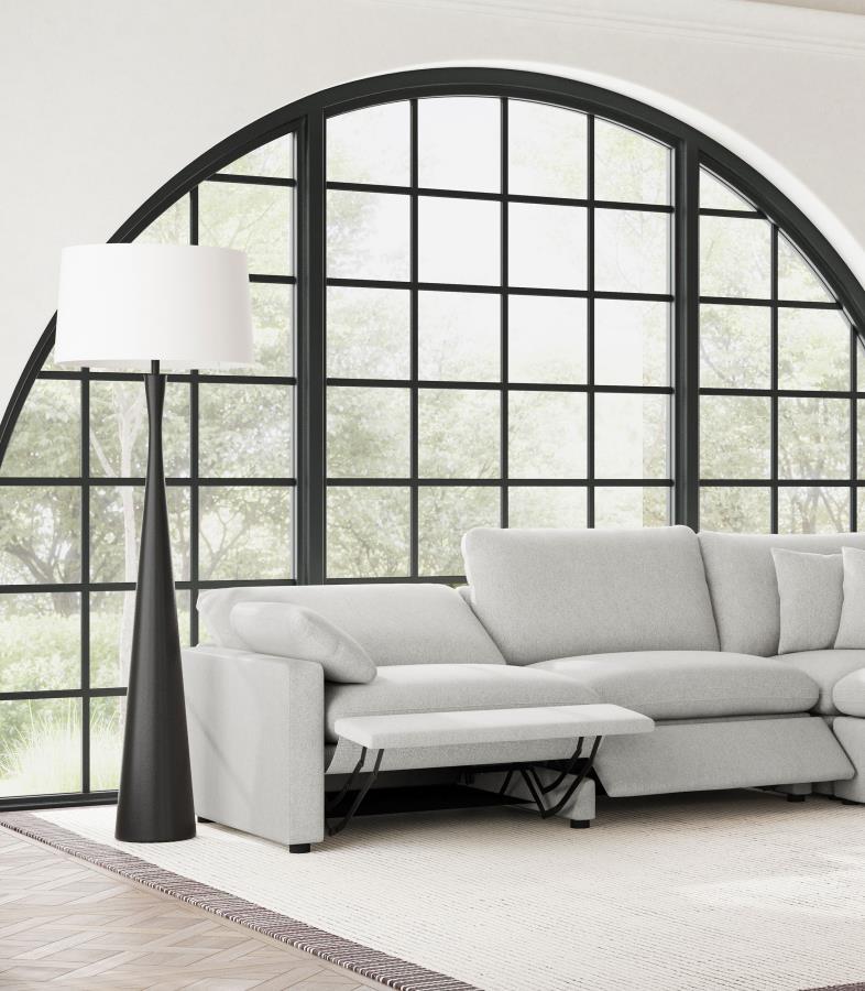 Collins - Modular Power Reclining Sectional Power Armless Chair - Gray - Urban Living Furniture (Los Angeles, CA)