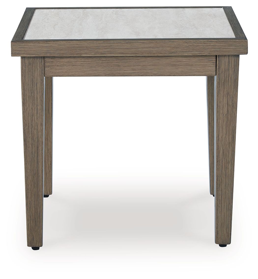 Rainier Ranch - Brown / Beige - Square End Table - Urban Living Furniture (Los Angeles, CA)