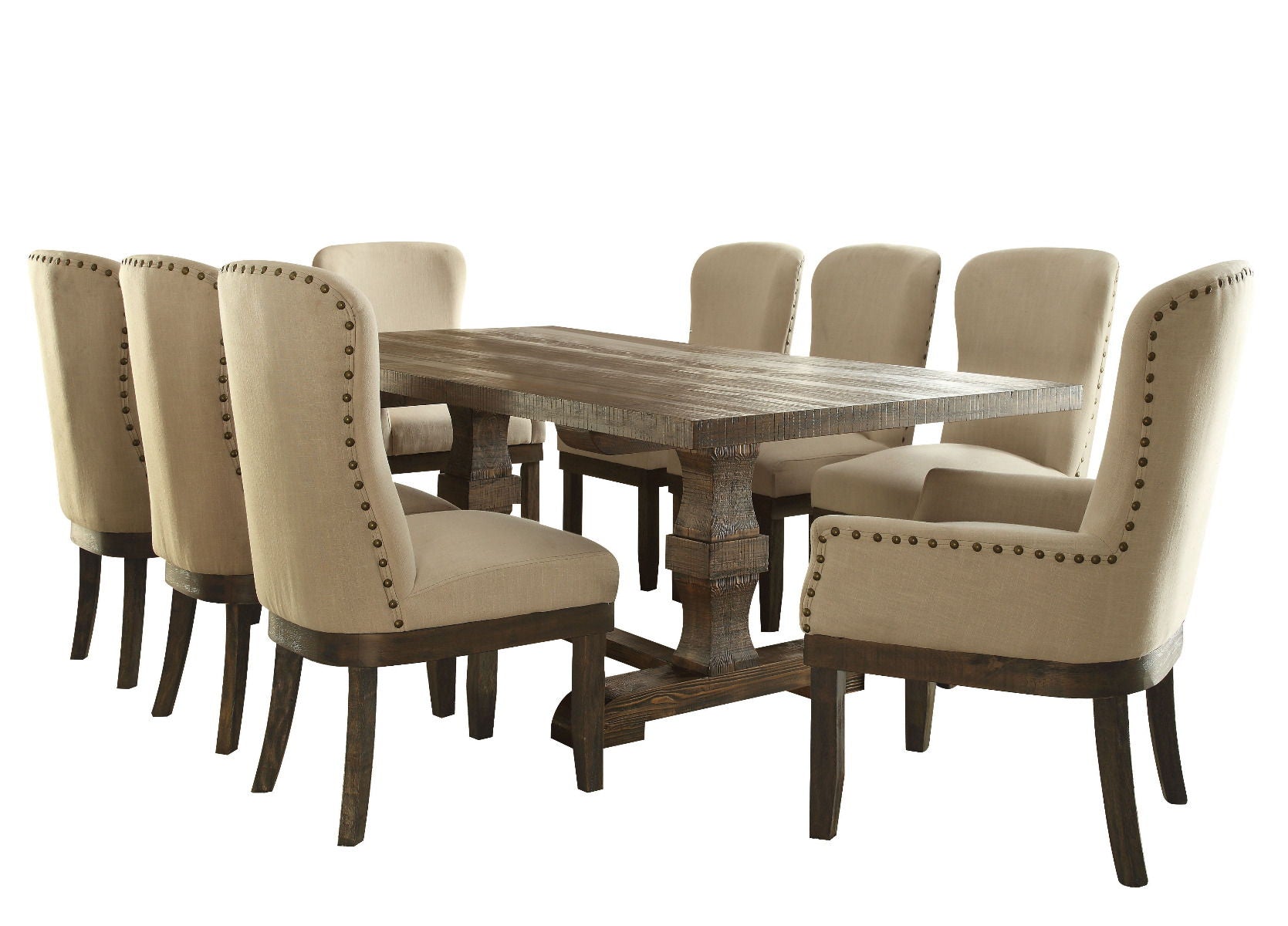 Landon - Dining Table With Leaf - Salvage Brown