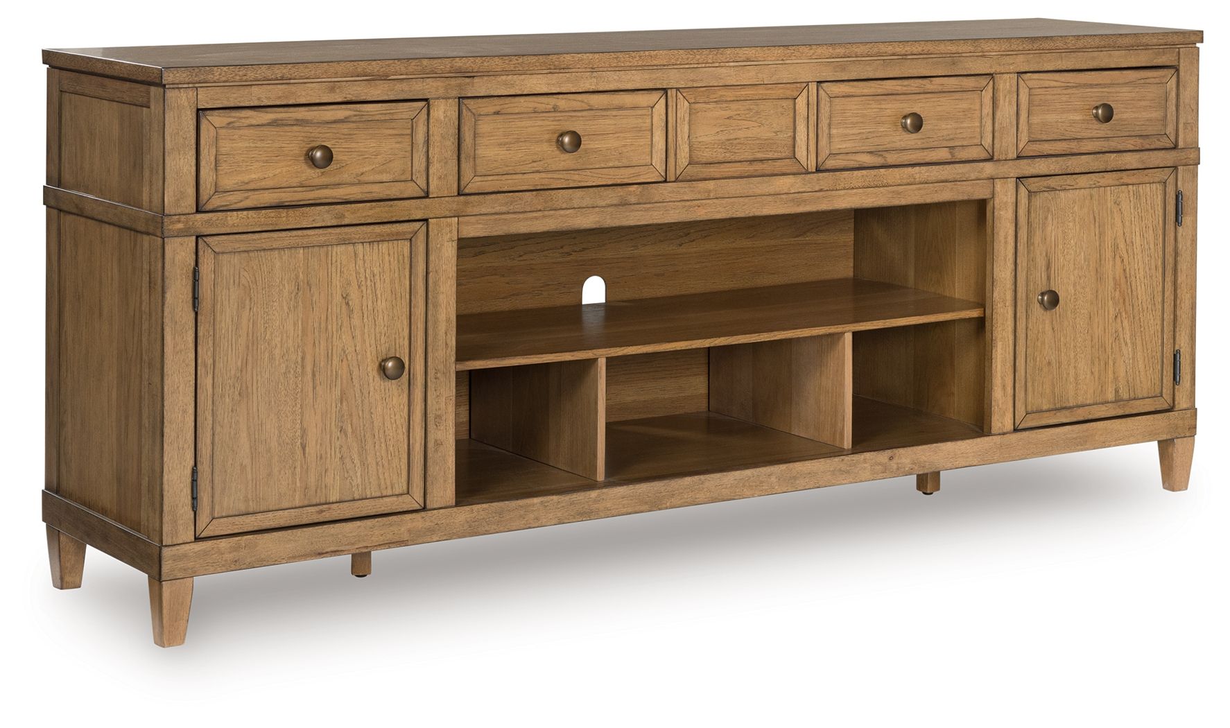 Sharlance - Light Brown - XL TV Stand With Fireplace Option - Urban Living Furniture (Los Angeles, CA)