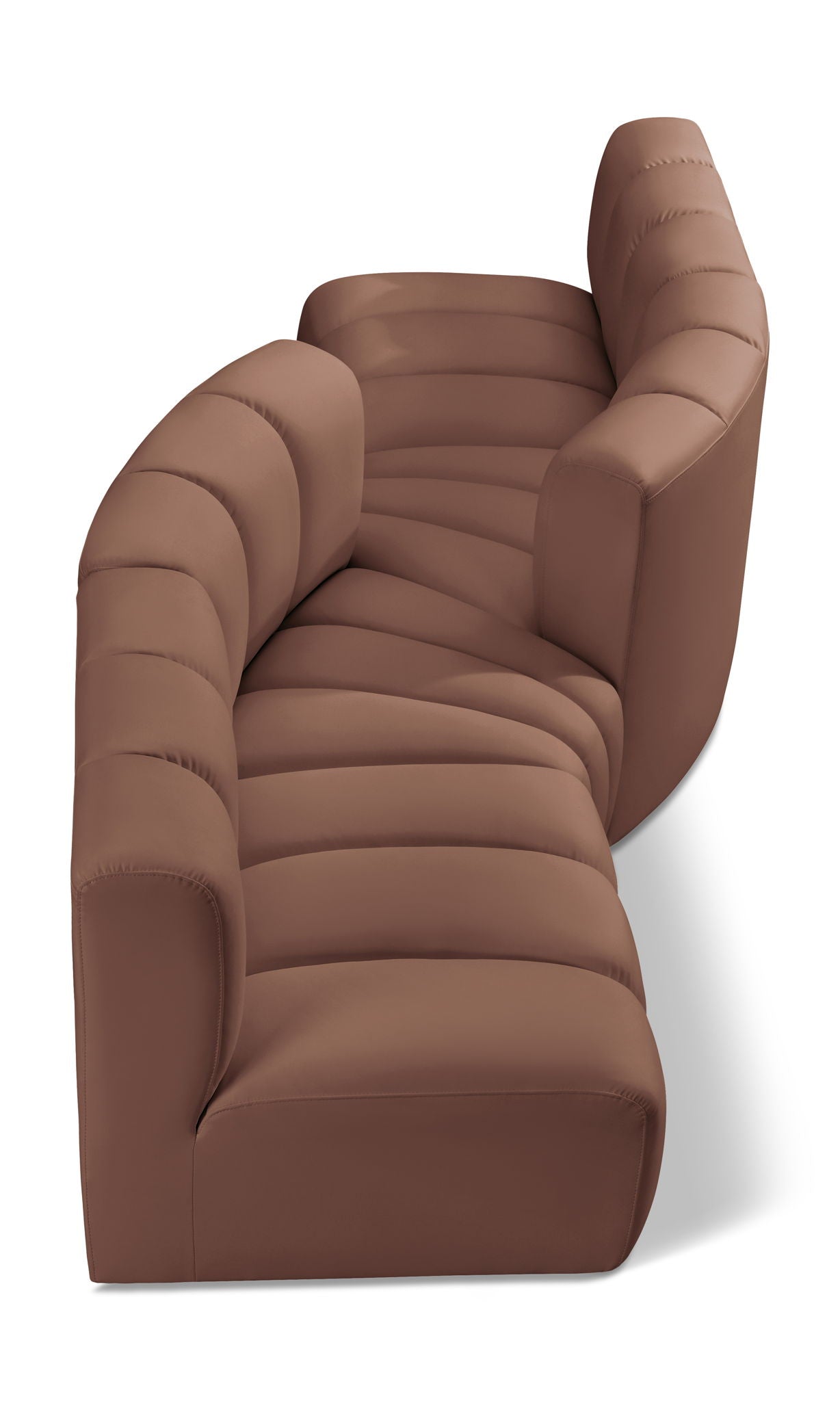 Arc - Faux Leather 4 Piece Sofa - Urban Living Furniture (Los Angeles, CA)