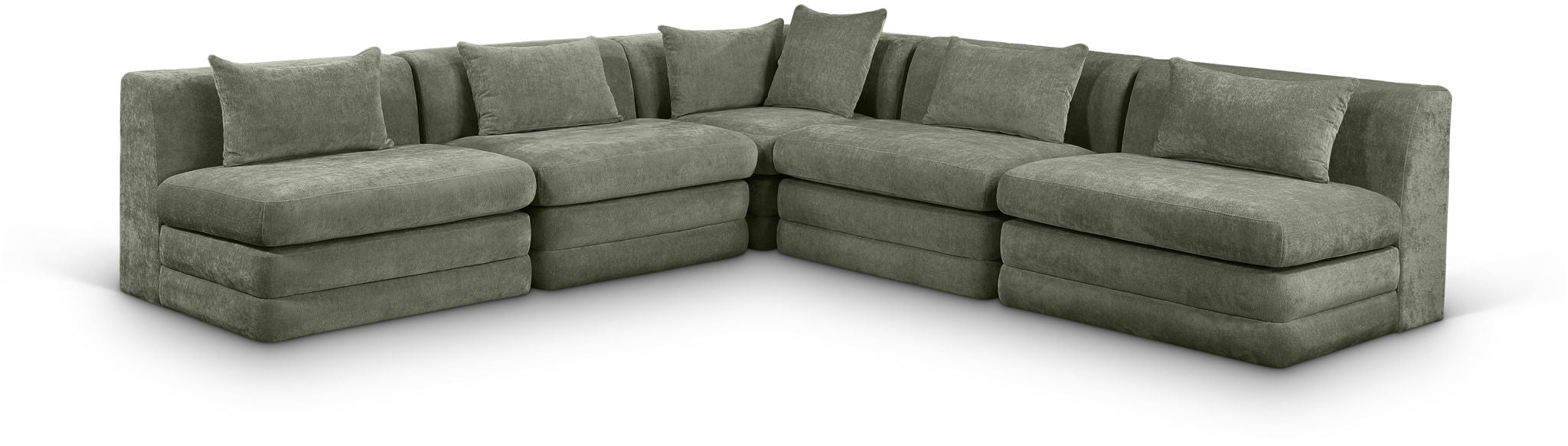 Stellar - 5 Piece Upholstered Modular Sectional - Urban Living Furniture (Los Angeles, CA)