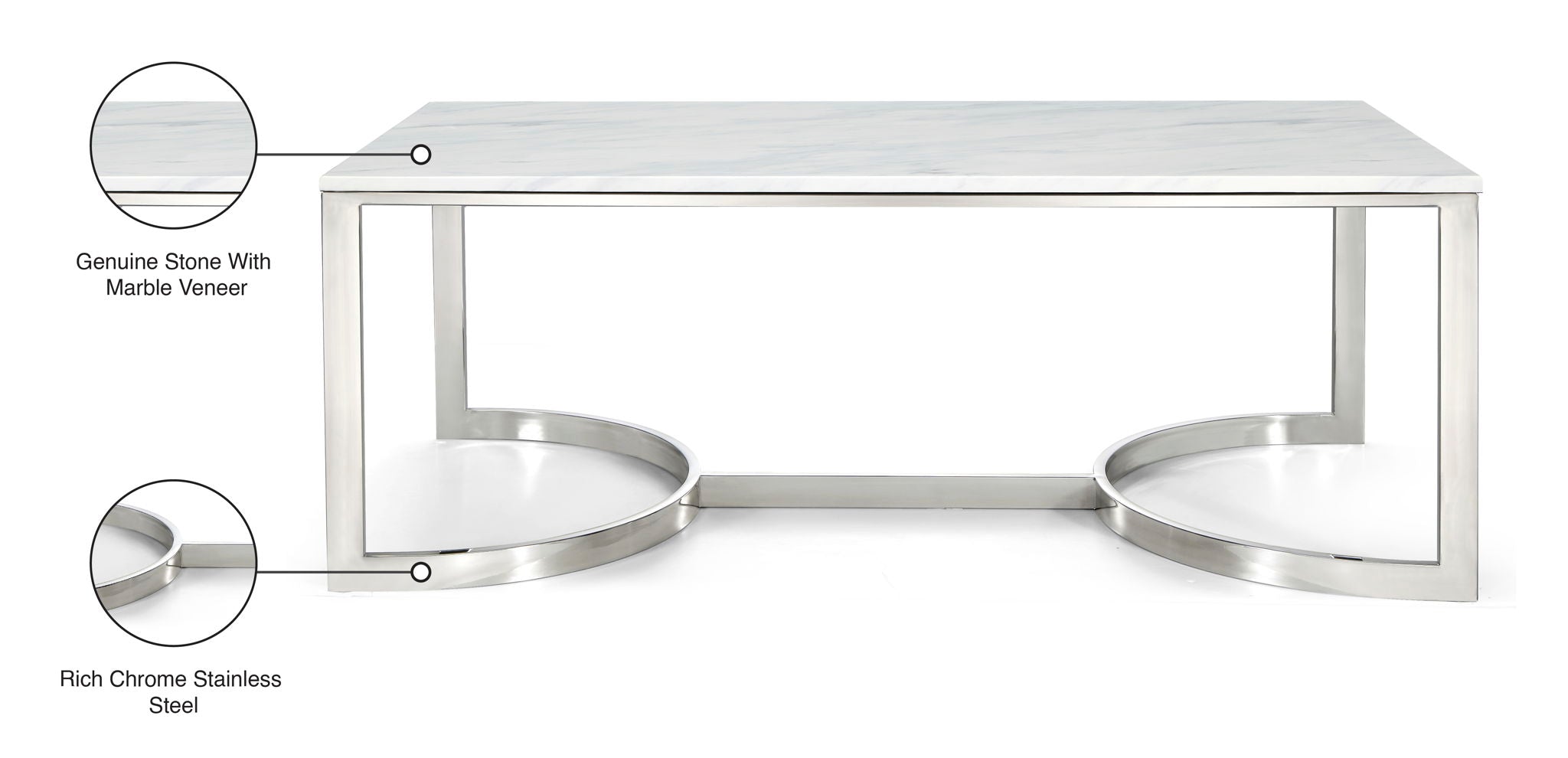 Copley - Coffee Table - Pearl Silver - Urban Living Furniture (Los Angeles, CA)