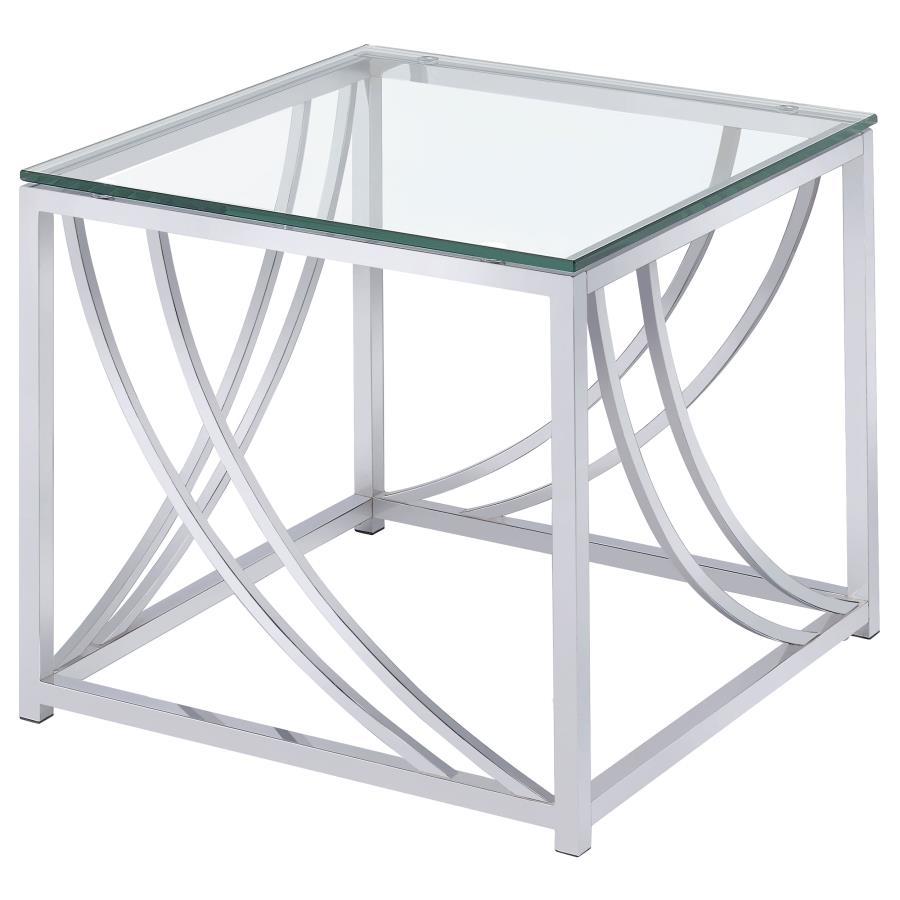 Lille - Glass Top Entryway Sofa Console Table Accents - Urban Living Furniture (Los Angeles, CA)