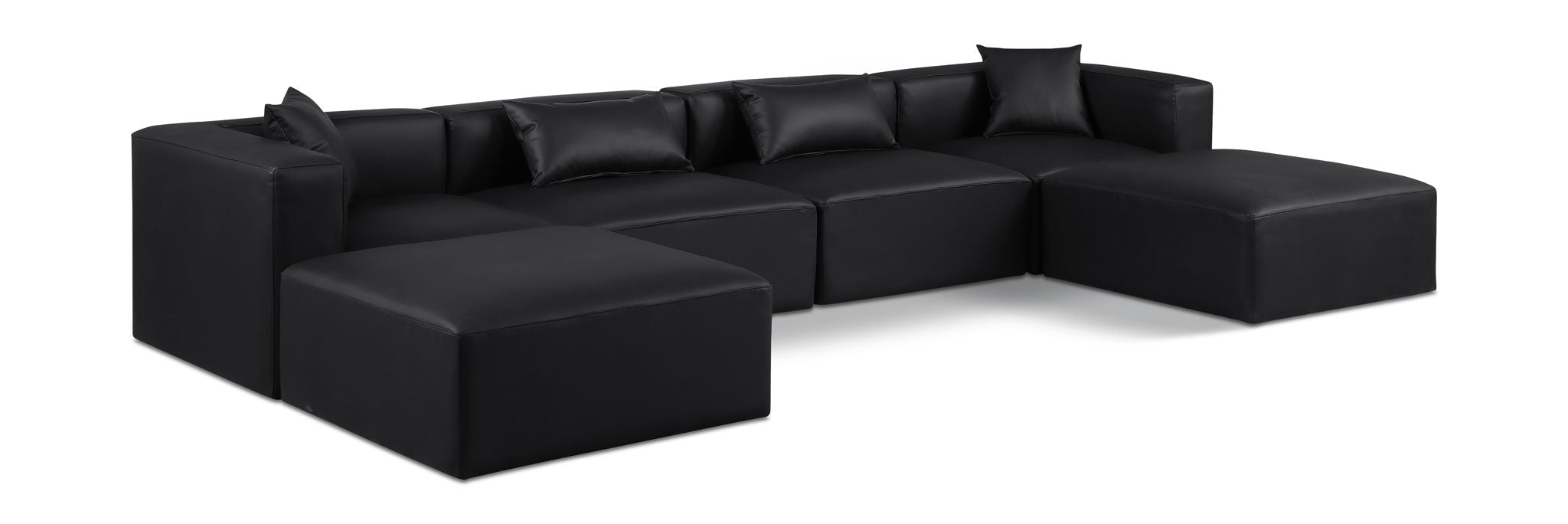 Cube - 6 Piece Modular Double Chaise Sectional - Urban Living Furniture (Los Angeles, CA)