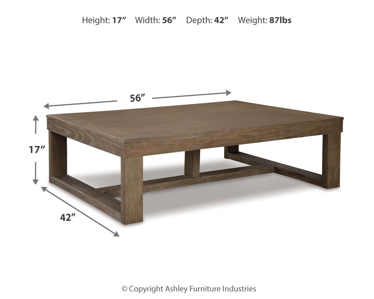 Cariton - Rectangular Cocktail Table - Gray - Urban Living Furniture (Los Angeles, CA)