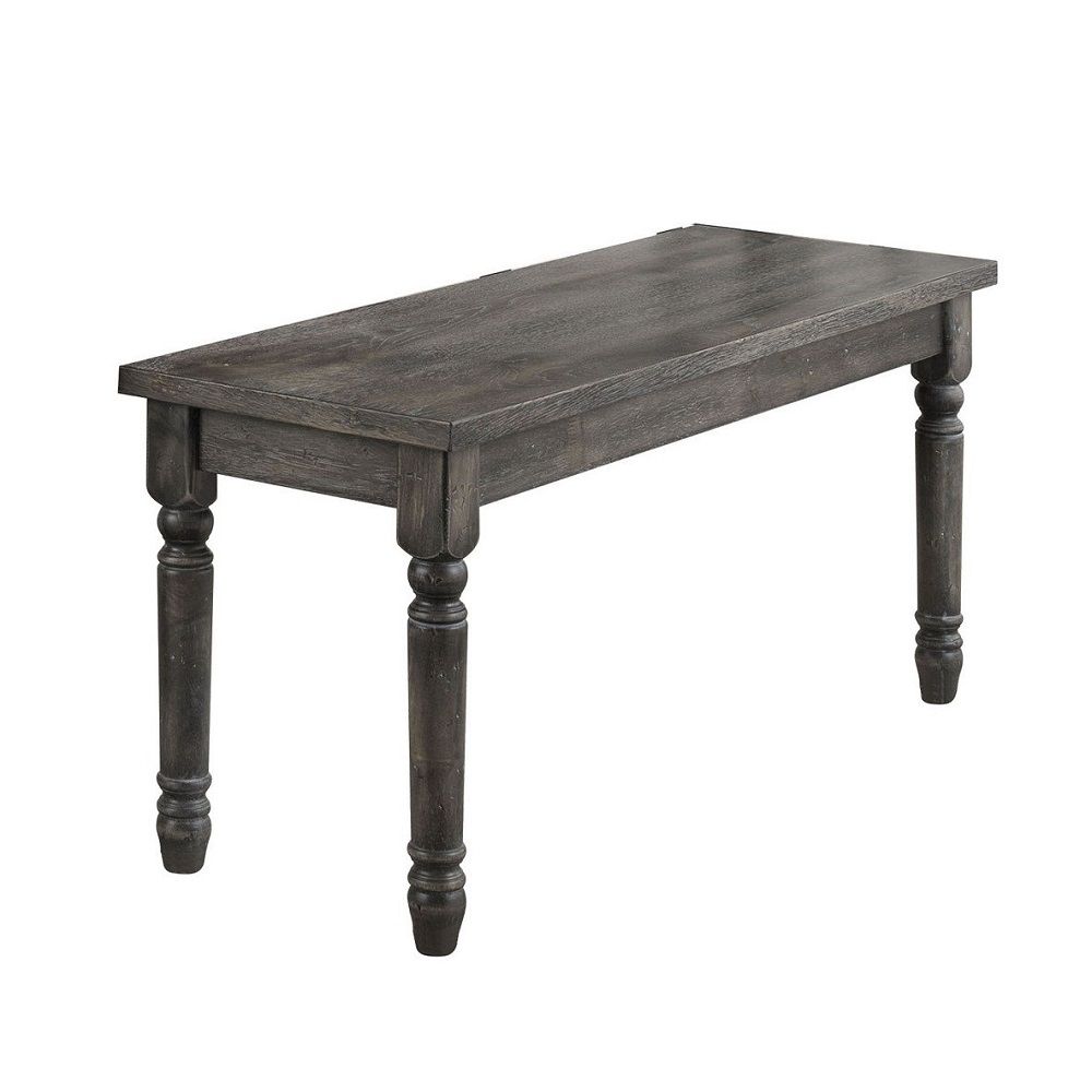 Wallace - Bench - Weathered Gray - Urban Living Furniture (Los Angeles, CA)