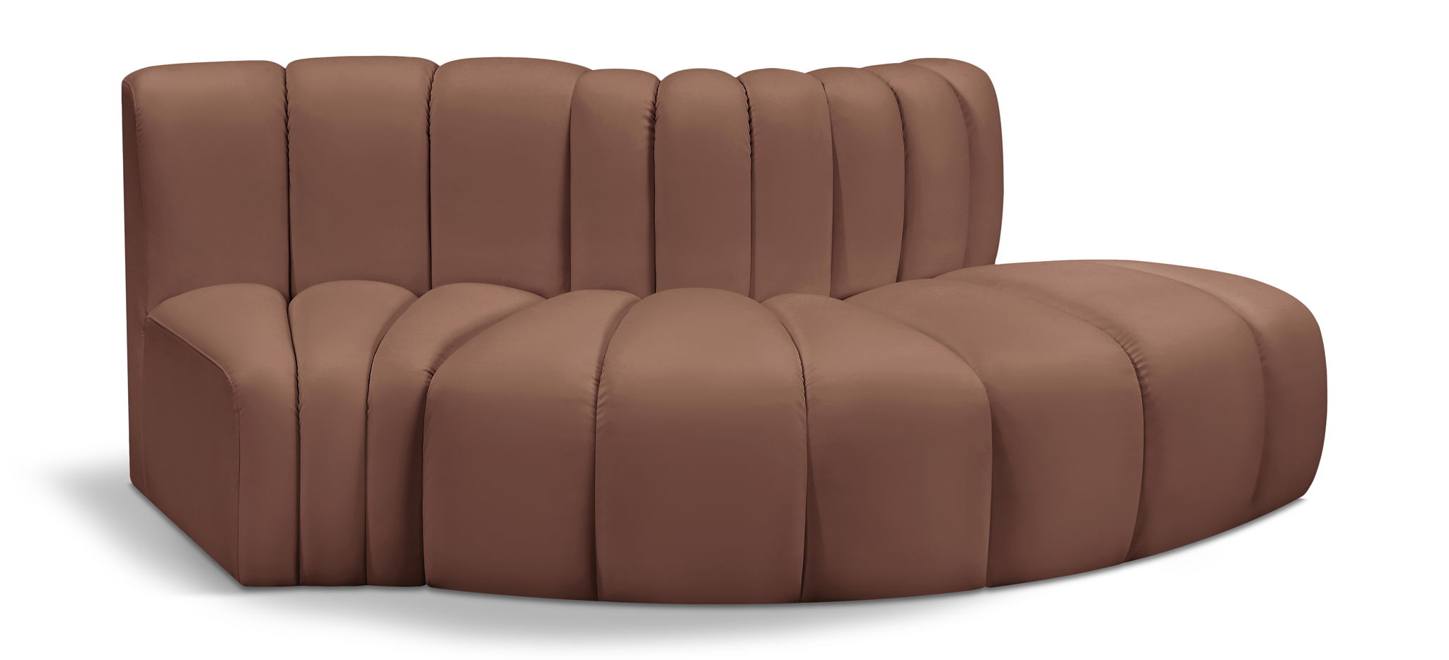 Arc - Faux Leather 3 Piece Modular Sofa - Urban Living Furniture (Los Angeles, CA)