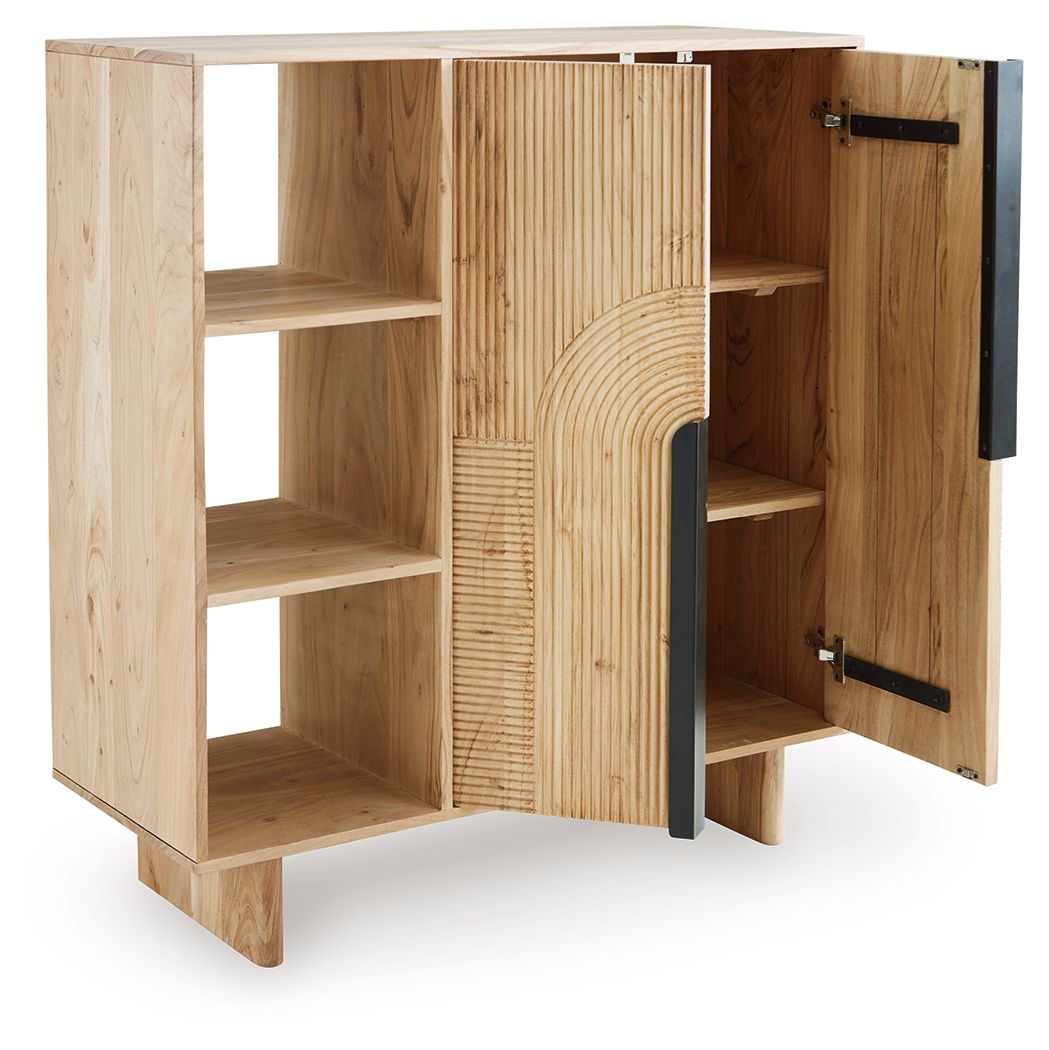 Kierwell - Natural - Accent Cabinet - Urban Living Furniture (Los Angeles, CA)