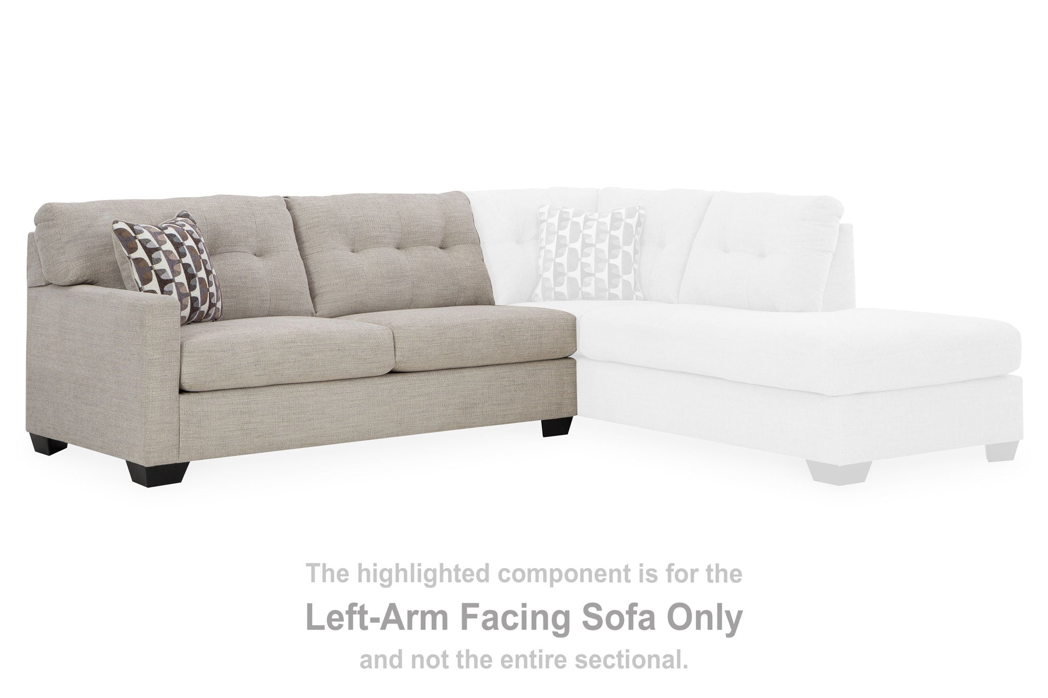 Mahoney - Pebble - Laf Sofa - Urban Living Furniture (Los Angeles, CA)