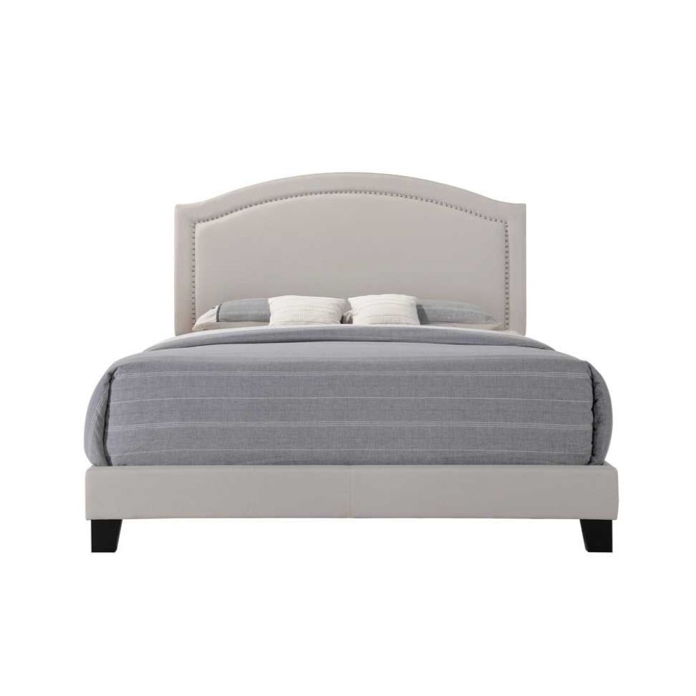 Garresso - Queen Bed - Fog Fabric - Urban Living Furniture (Los Angeles, CA)