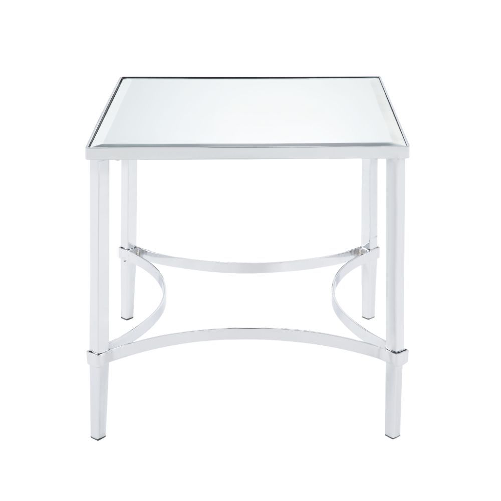 Petunia - End Table - Mirrored & Chrome - Urban Living Furniture (Los Angeles, CA)