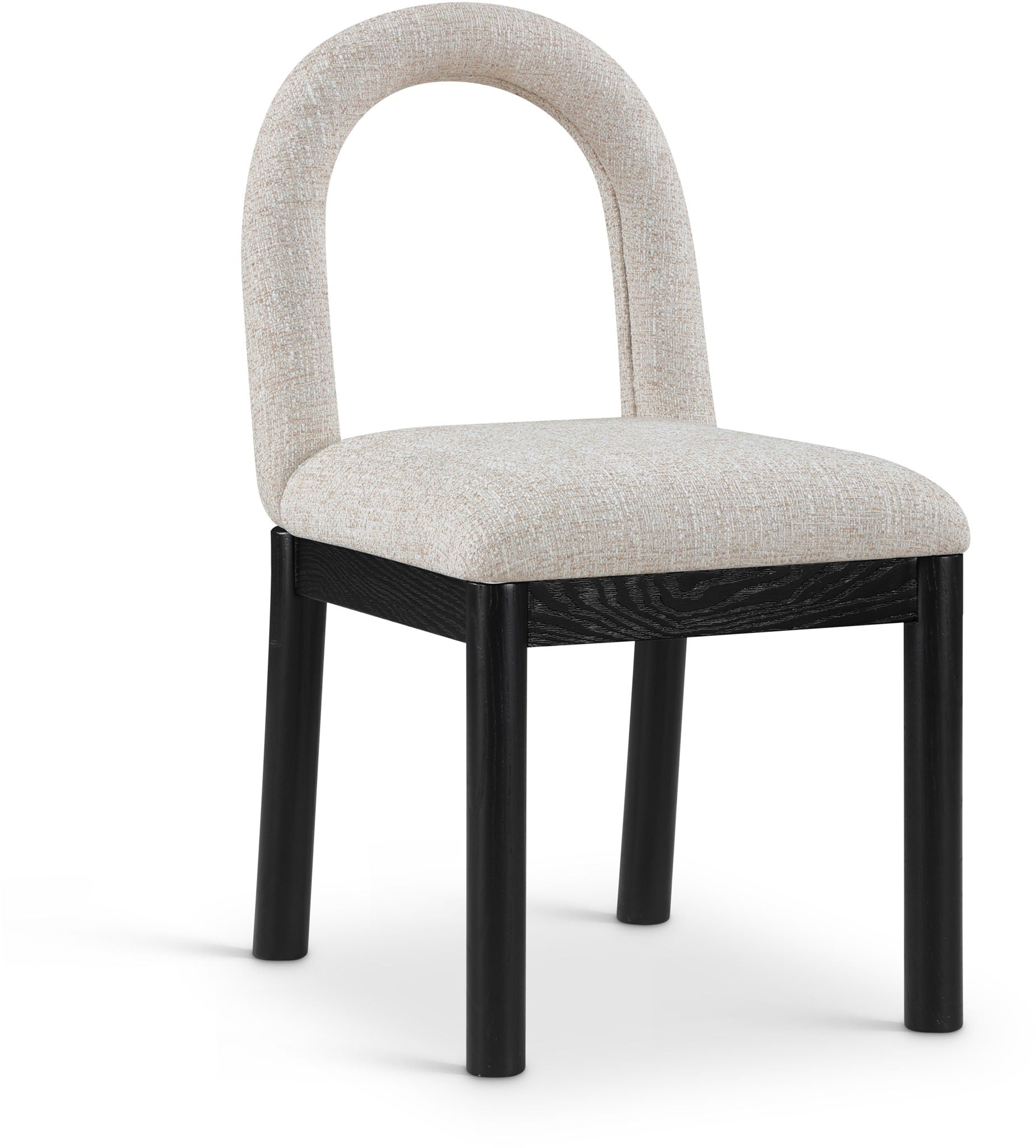 Conrad - Linen Dining Chair With Black Legs - Urban Living Furniture (Los Angeles, CA)