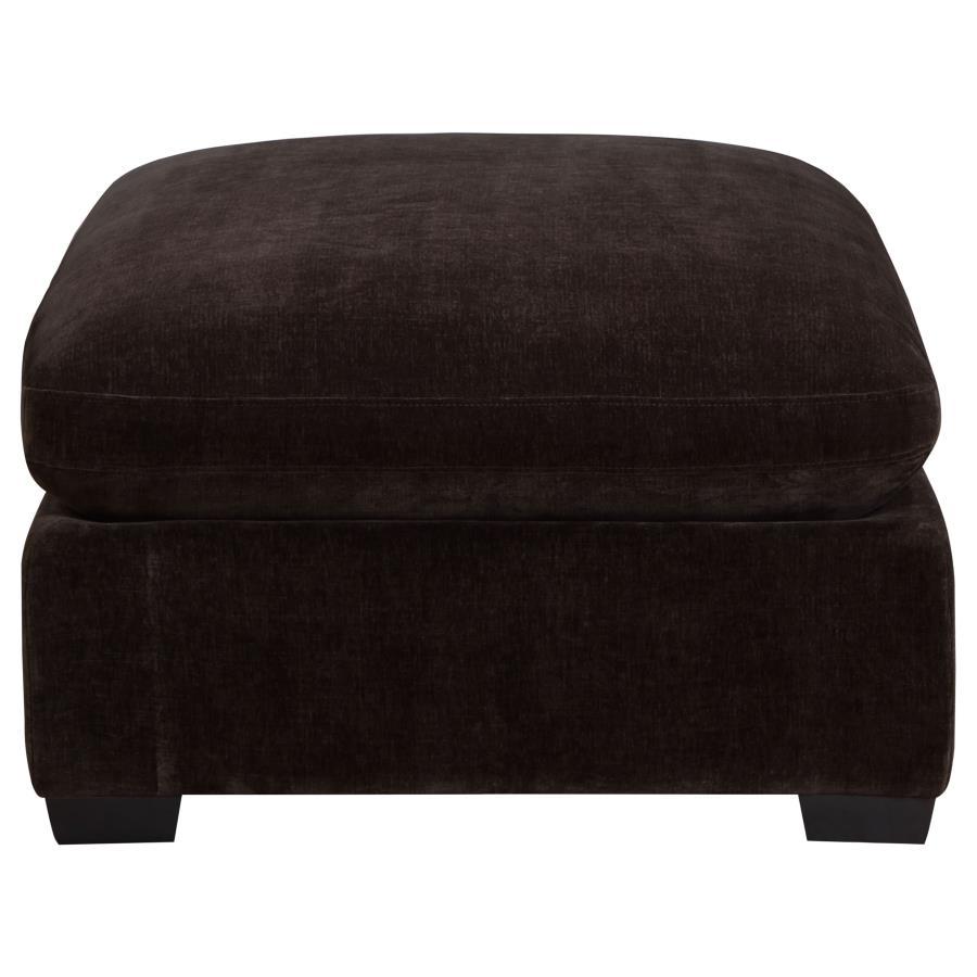 Lakeview - Rectangular Upholstered Ottoman - Dark Chocolate - Urban Living Furniture (Los Angeles, CA)