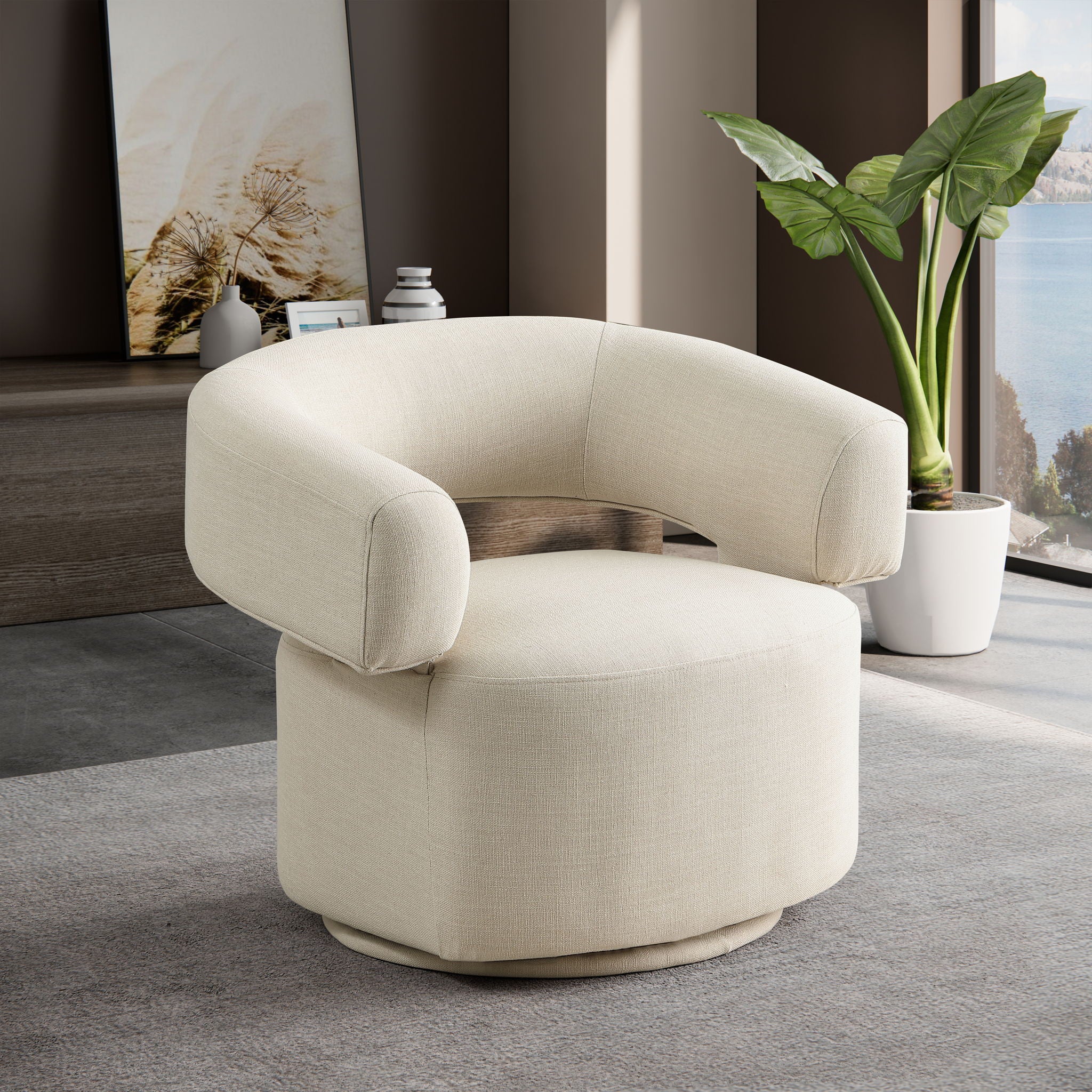 Niya - Swivel Accent Chair - Urban Living Furniture (Los Angeles, CA)