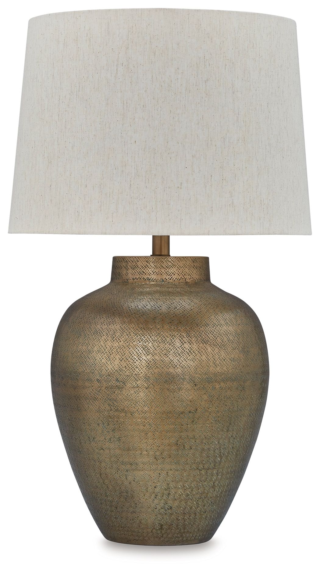 Madney - Antique Gold Finish - Metal Table Lamp - Urban Living Furniture (Los Angeles, CA)