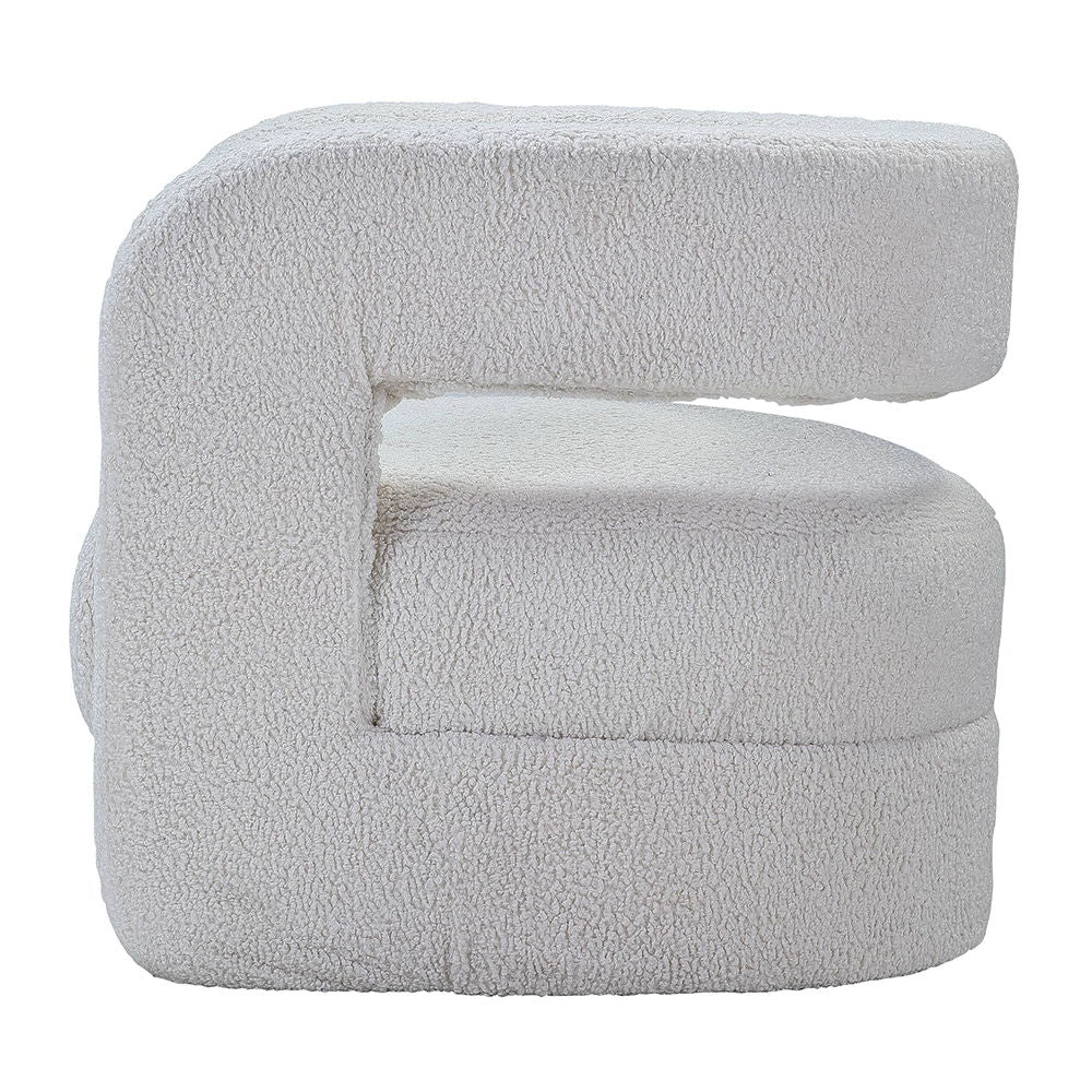 Yitua - Accent Chair - White Teddy Sherpa - Urban Living Furniture (Los Angeles, CA)